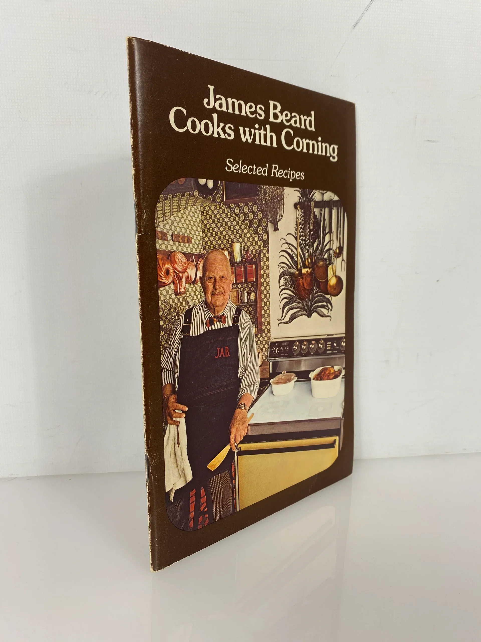 James Beard Cooks With Corning 1973 Vintage SC Booklet