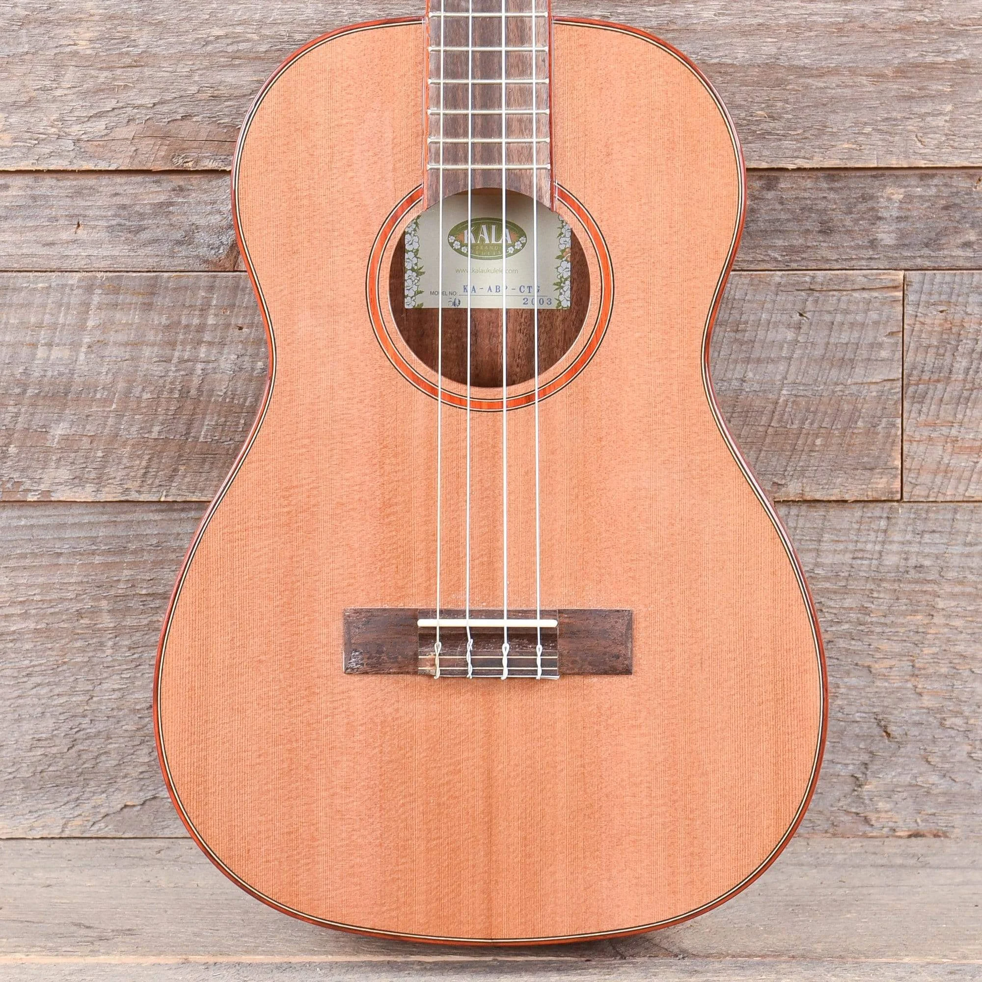Kala KA-ABP-CTG Baritone Ukulele Gloss Solid Cedar/Acacia