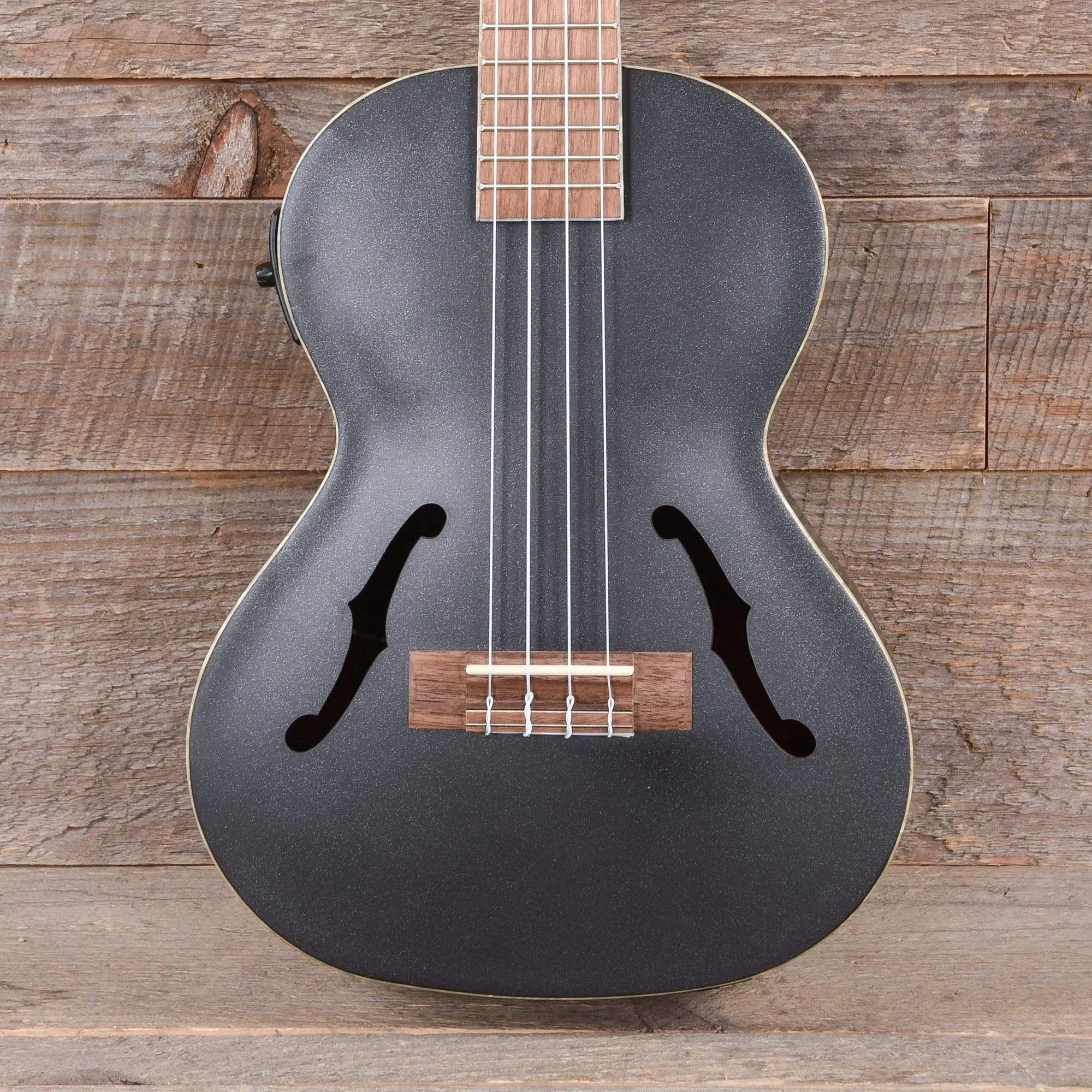Kala KA-JTE Tenor Ukulele Satin Metallic Black Archtop
