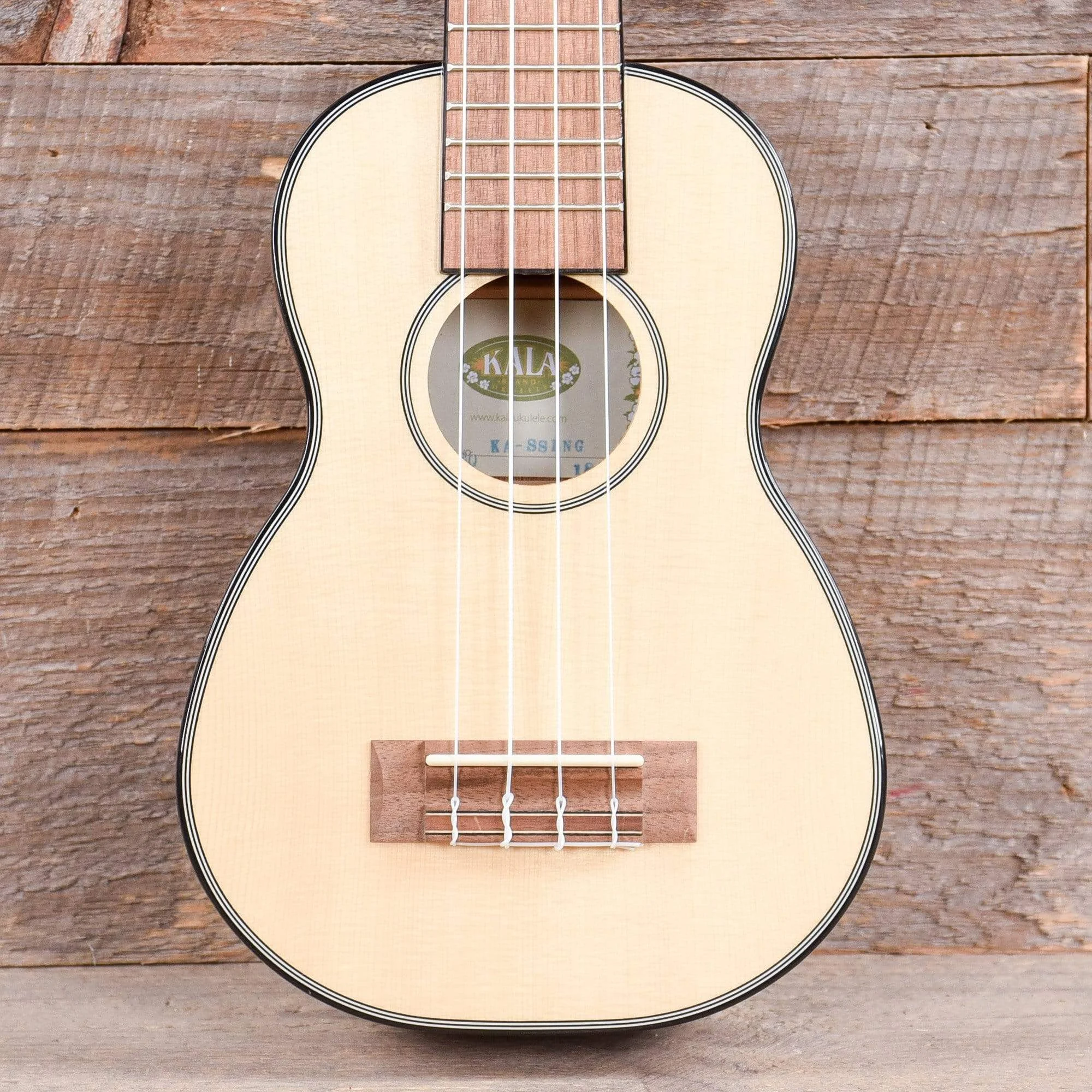 Kala KA-SSLNG Long Neck Ukulele Gloss Solid Spruce/Mahogany