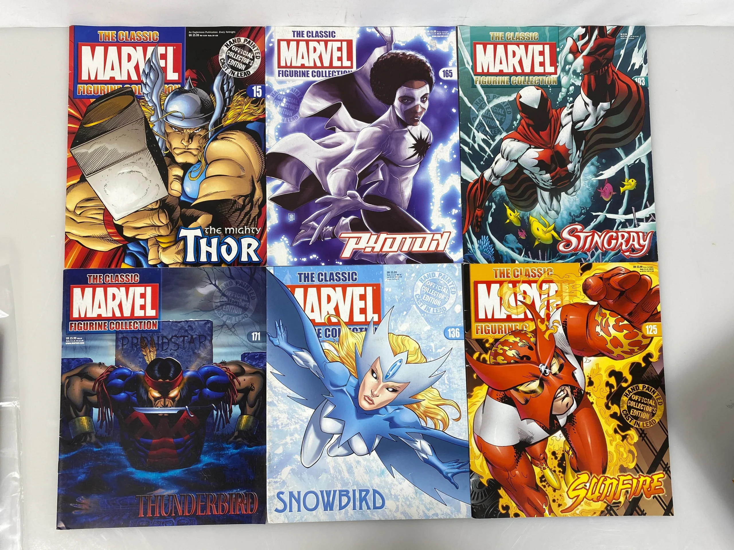 Lot of 10 Classic Marvel Figurine Magazine Lot 15-193 2005-2013