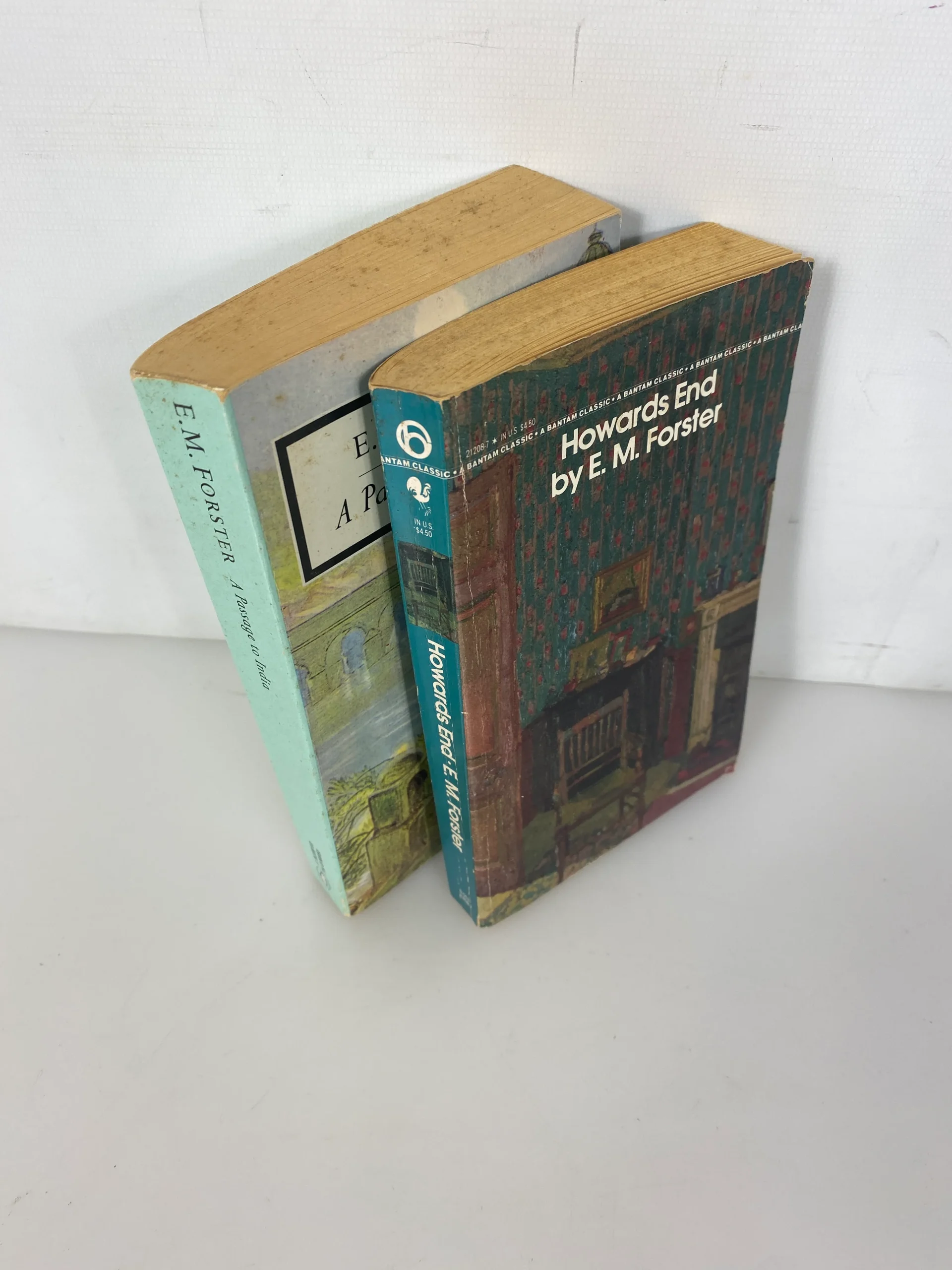 Lot of 2 EM Forster Paperbacks Howards End Passage to India 1985-1989