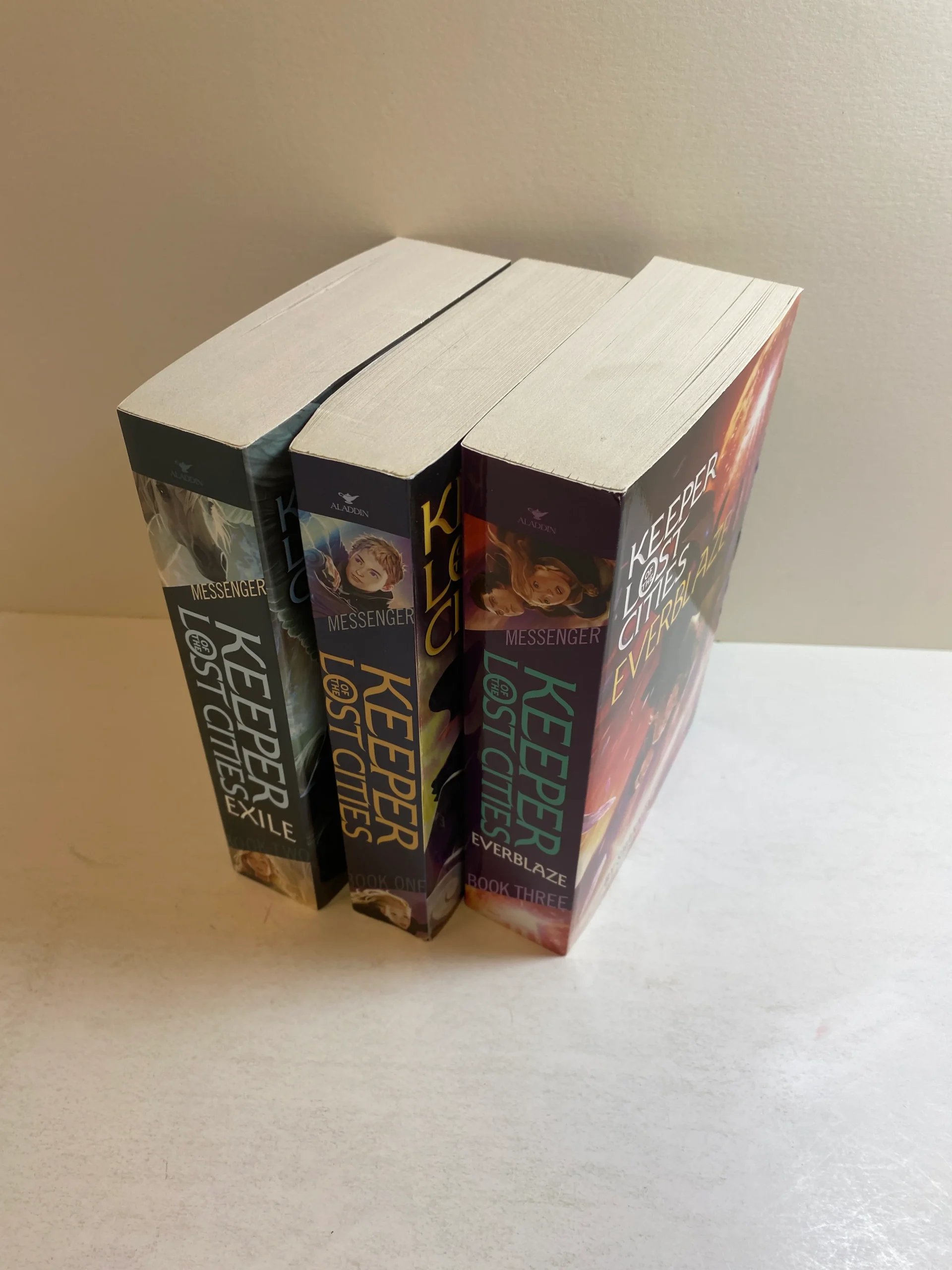 Lot of 3 Lost Cities SC Books 1-3 Shannon Messenger 2012-2014