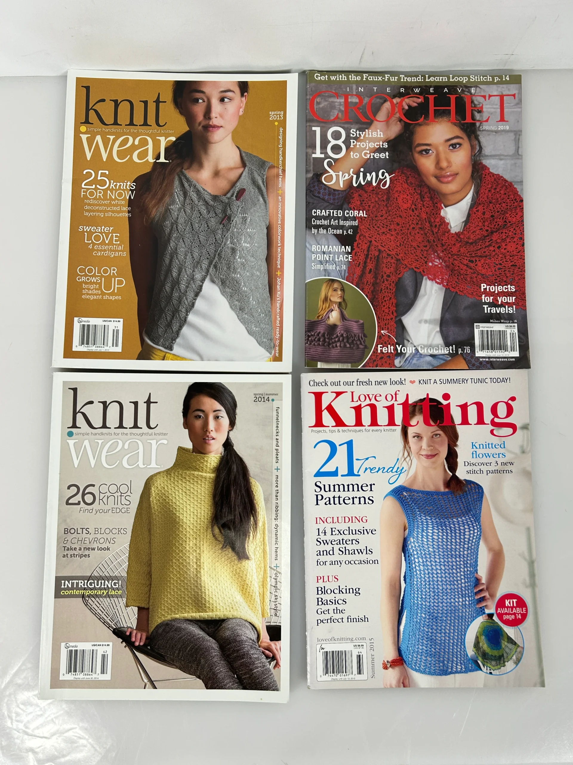 lot-of-4-knittingcrocheting-magazines-2013-2015-2019.webp Lot of 4 Knitting/Crocheting Magazines 2013-2015 & 2019