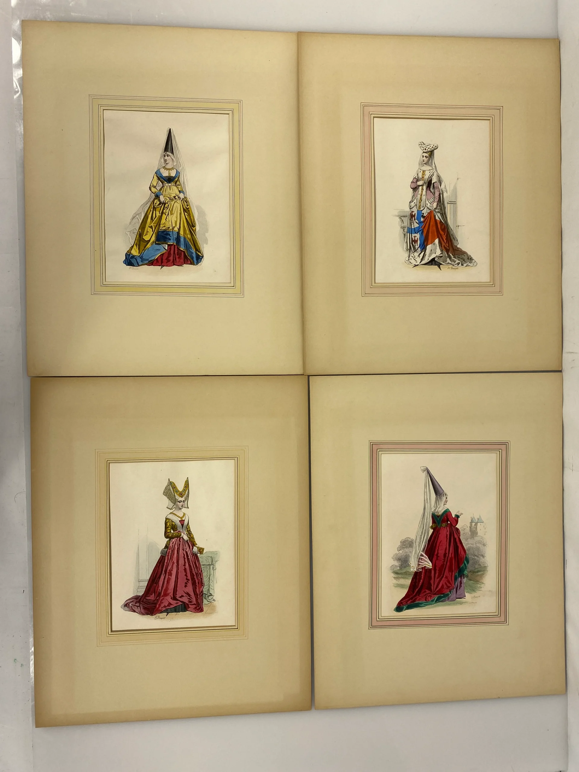 lot-of-4-matted-fashion-plates-pauquet-1408-1460.webp Lot of 4 Matted Fashion Plates Pauquet 1408-1460