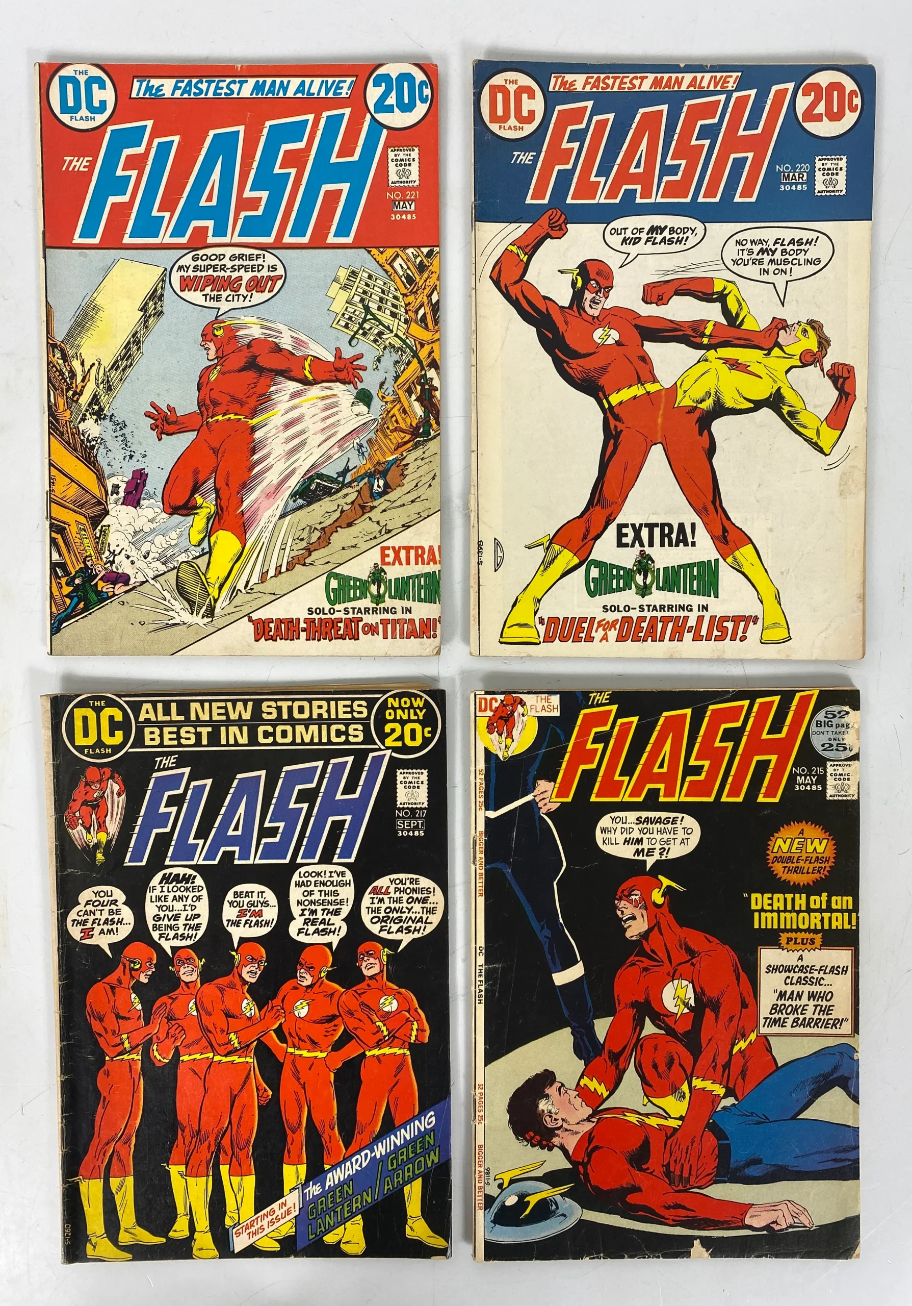lot-of-4-the-flash-215-217-220-221-1972-1973.webp Lot of 4 The Flash #215, 217, 220, 221 (1972-1973)