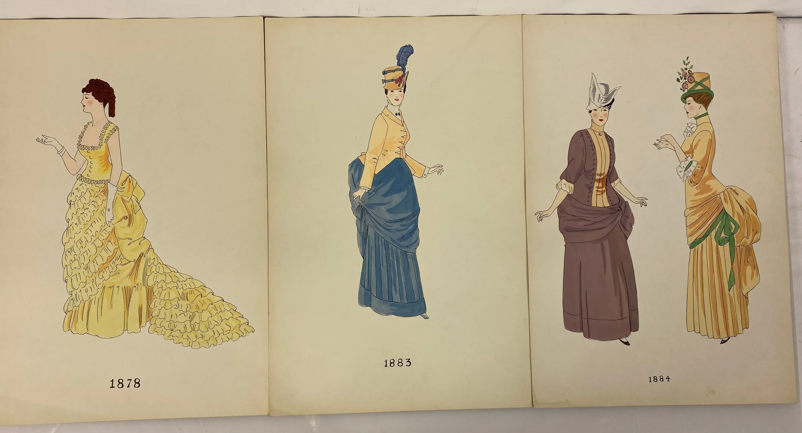 lot-of-6-fashion-plates-1864-1884.webp Lot of 6 Fashion Plates 1864-1884