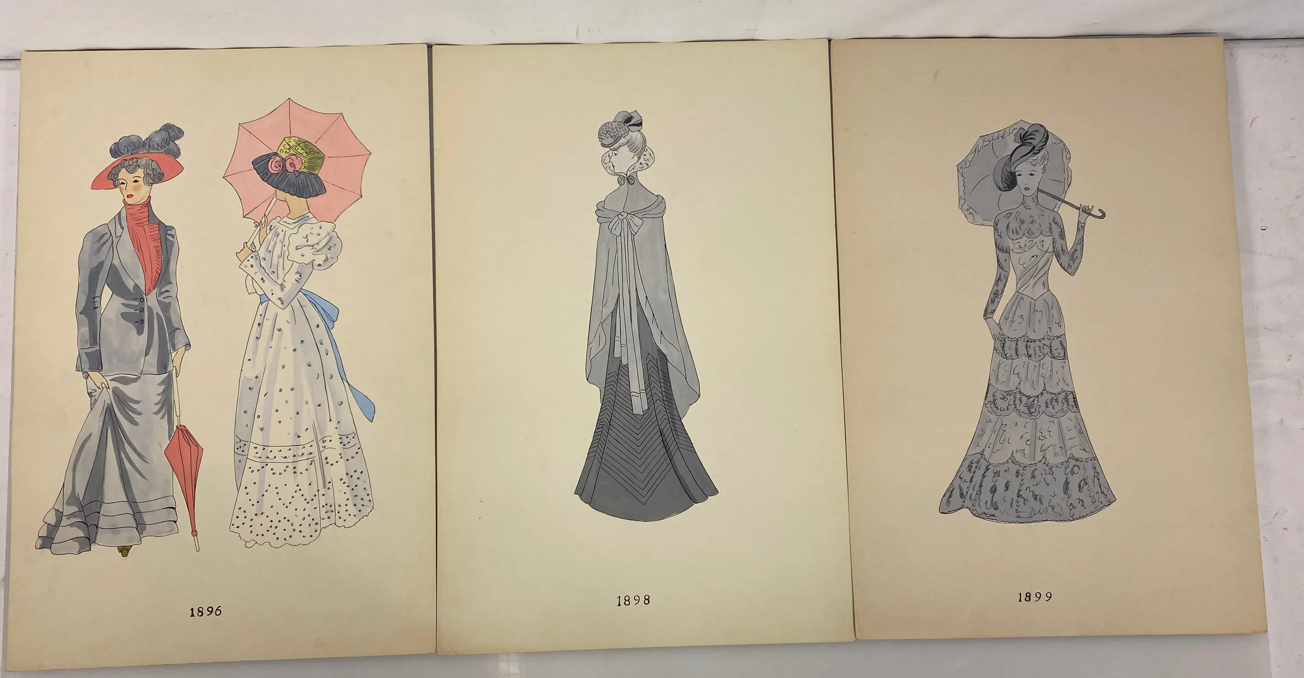 lot-of-6-fashion-plates-1890-1898.webp Lot of 6 Fashion Plates 1890-1898