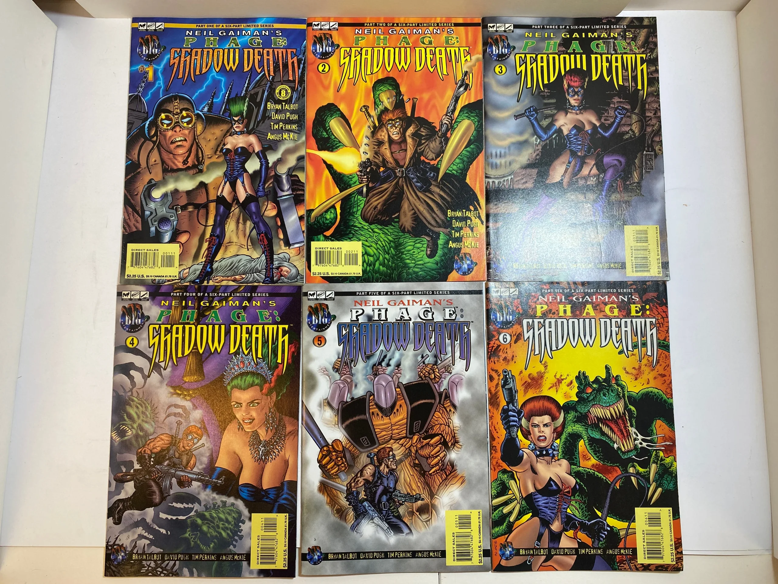 lot-of-6-phage-shadow-death-big-comics-gaiman-series-1996.webp Lot of 6 Phage: Shadow Death Big Comics Gaiman series 1996
