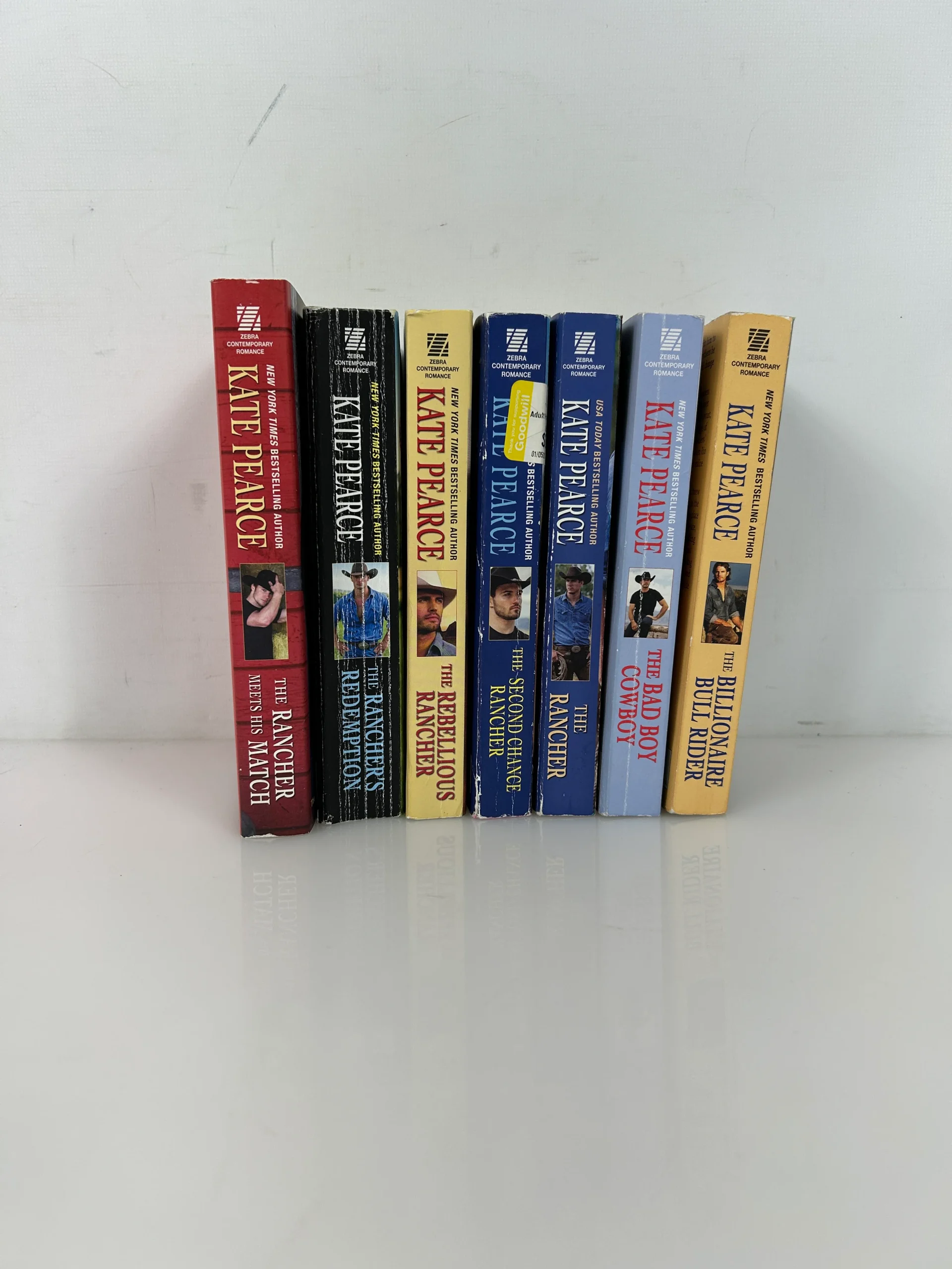 Lot of 7 Cowboy Romance: 3-Morgan Ranch & 4 Millers of Morgan Valley Kate Pearce