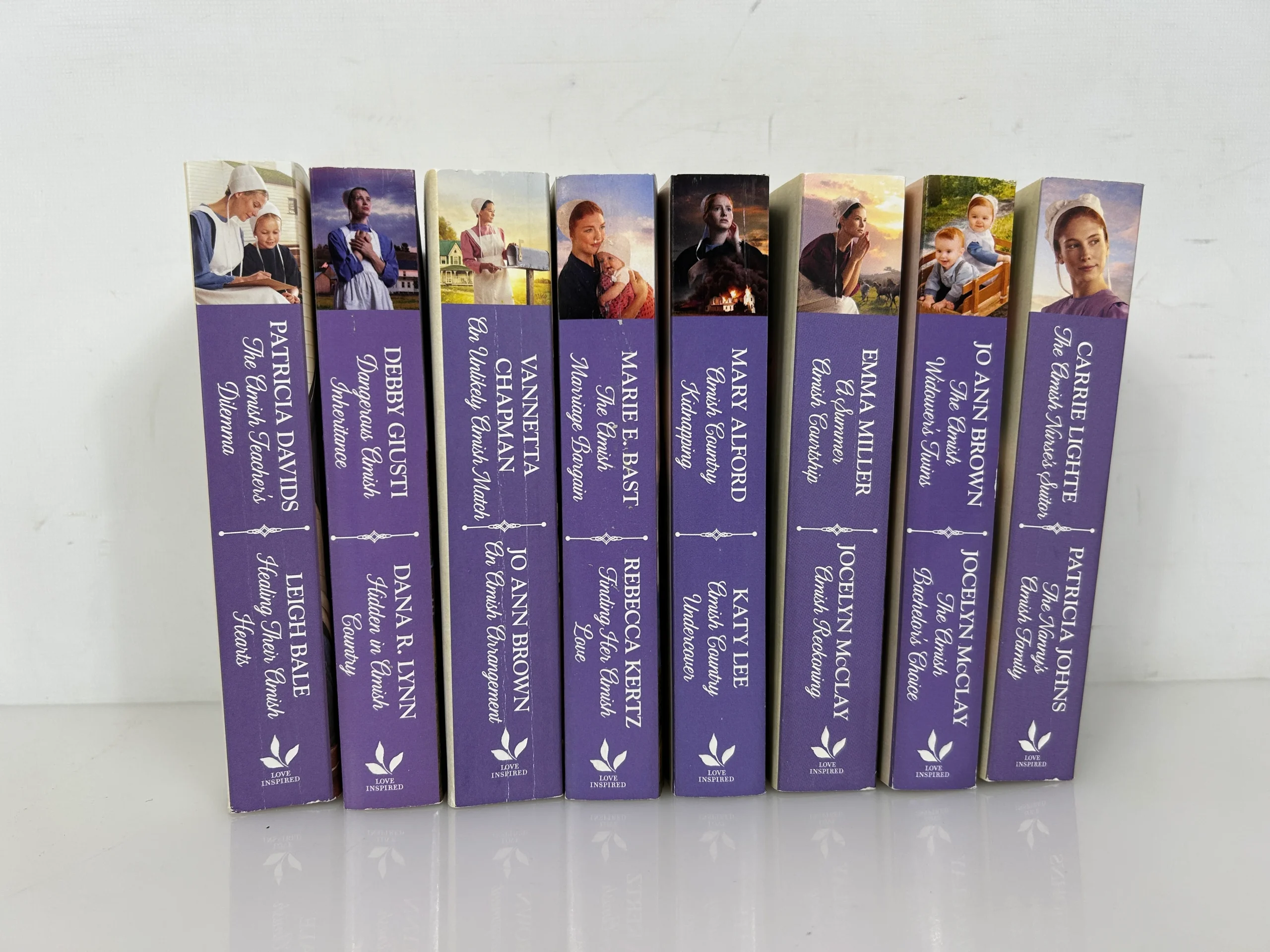 Lot of 8 Love Inspired 2-in-1 Inspired Romance PB