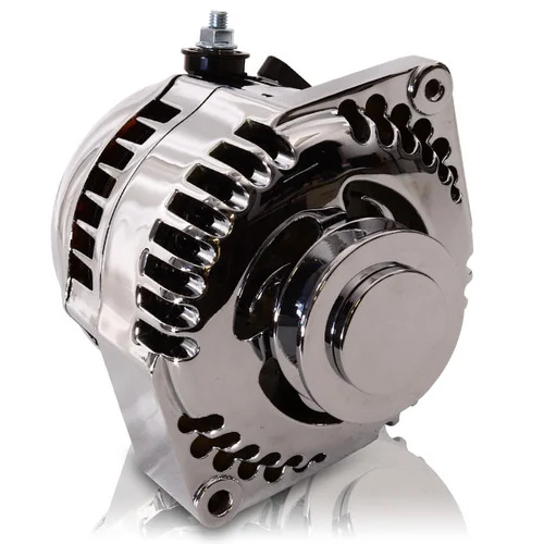 170 am racing alternator - 63-85 GM- Chrome (includes 2 pulleys)