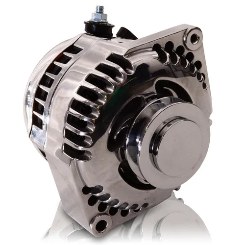 170 amp racing alternator - 63-85 GM - Polished (includes 2 pulleys)