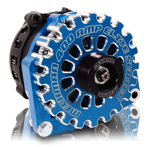 400 amp Elite series alternator for 88-95 GM Truck (Blue)