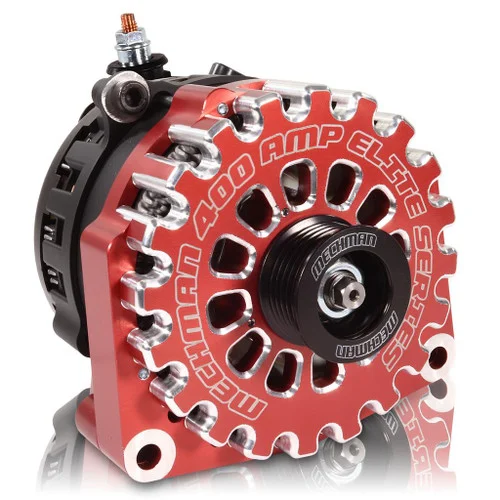 High output 400 Amp Red BilletAlternator for 14-18 GM Silverado Sierra Suburban Tahoe Escalade