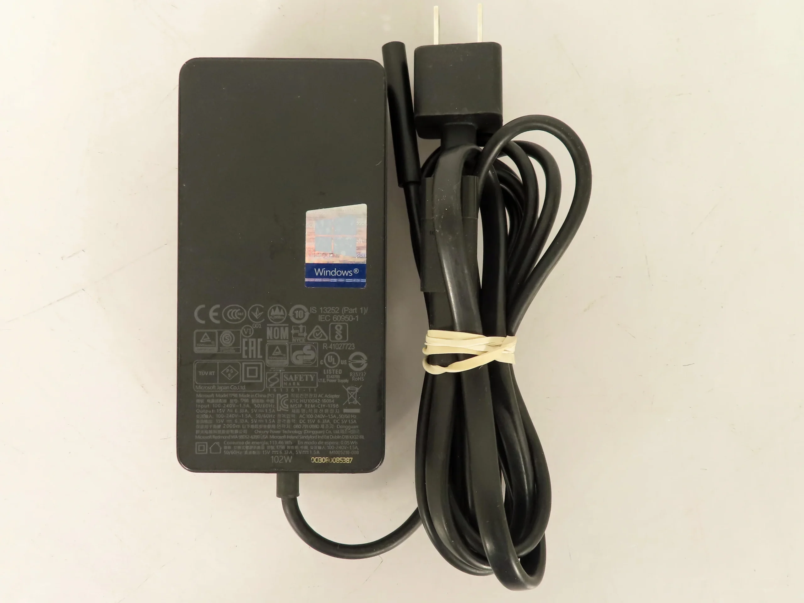 Microsoft Surface 102W Power Supply Model 1798
