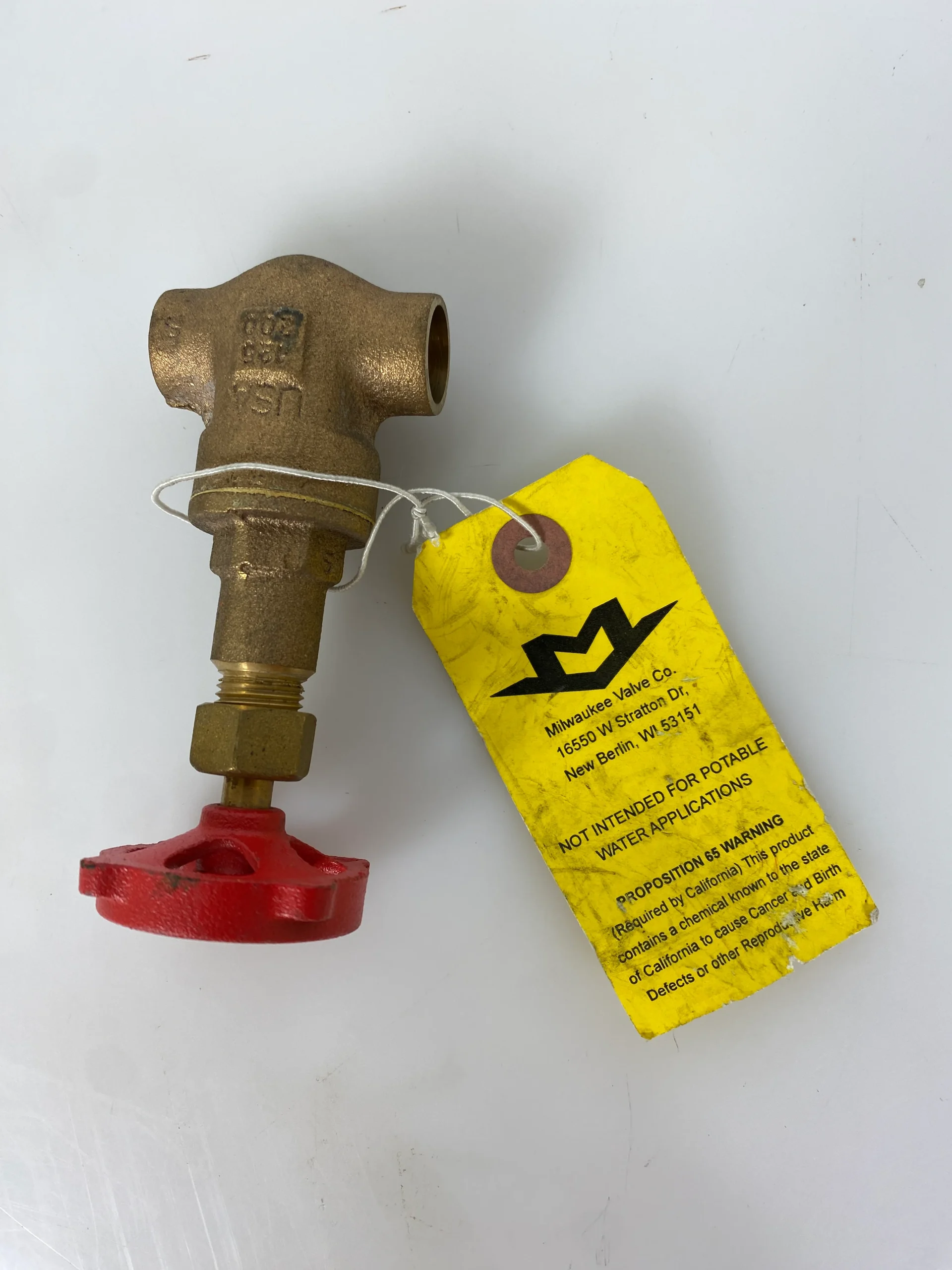 Milwaukee Valve Co. 1/2" Valve Gate Sweat Copper to Copper Pack of 8