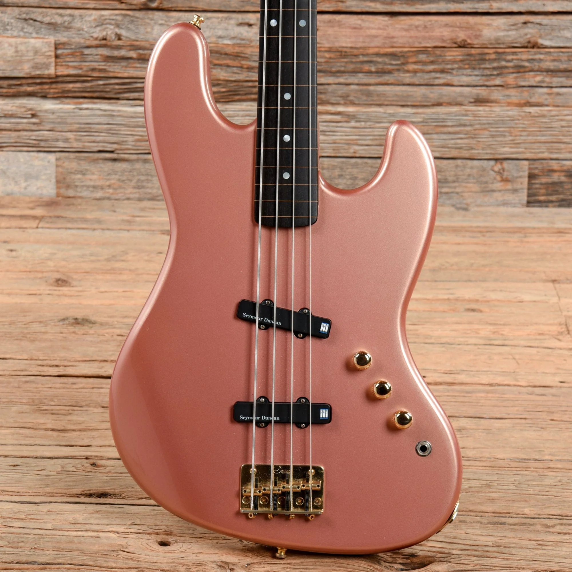 Moon JJ4 Fretless Salmon