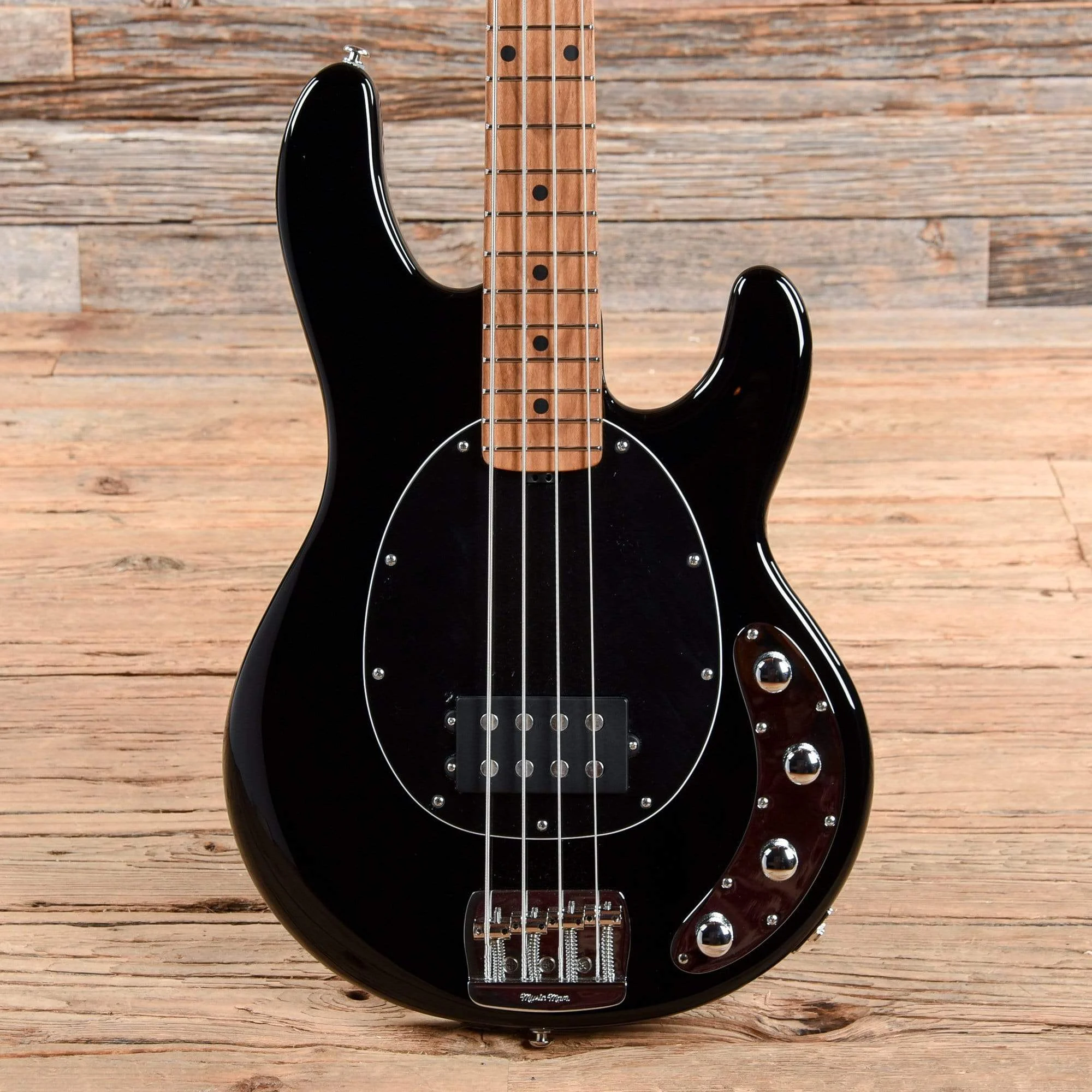 Music Man StingRay 4 Special H Jet Black w/Black Pickguard