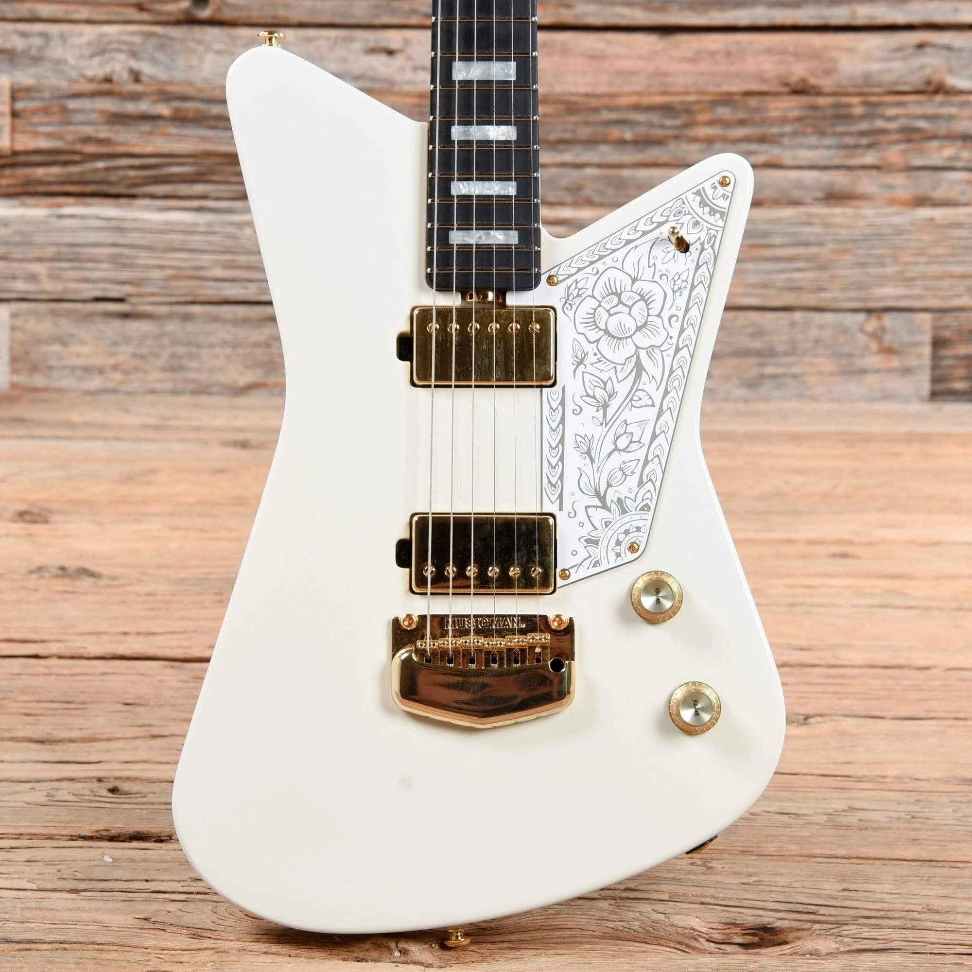 Music Man Mariposa Guitar Imperial White