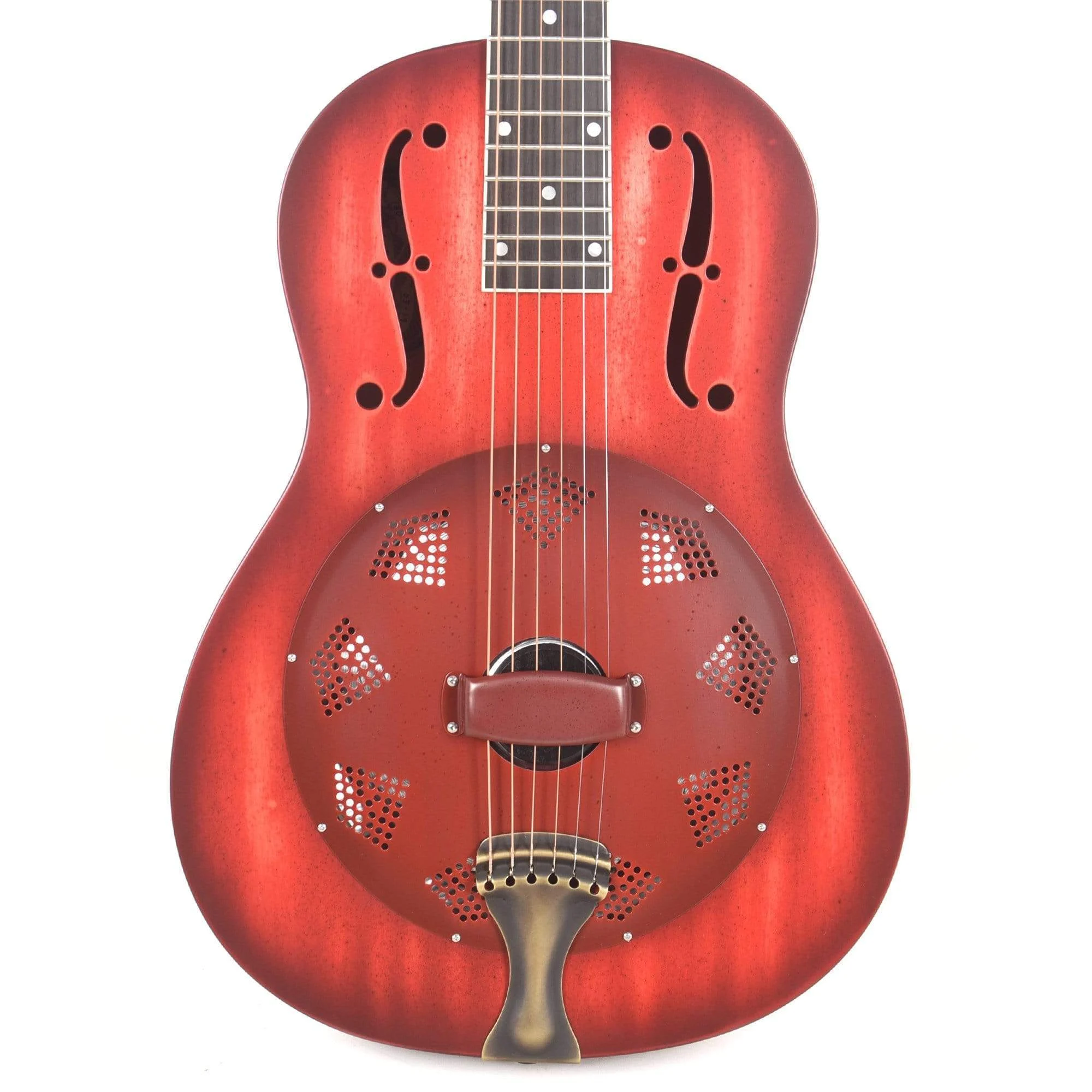 National Custom Triolian Wood Body Red Stain