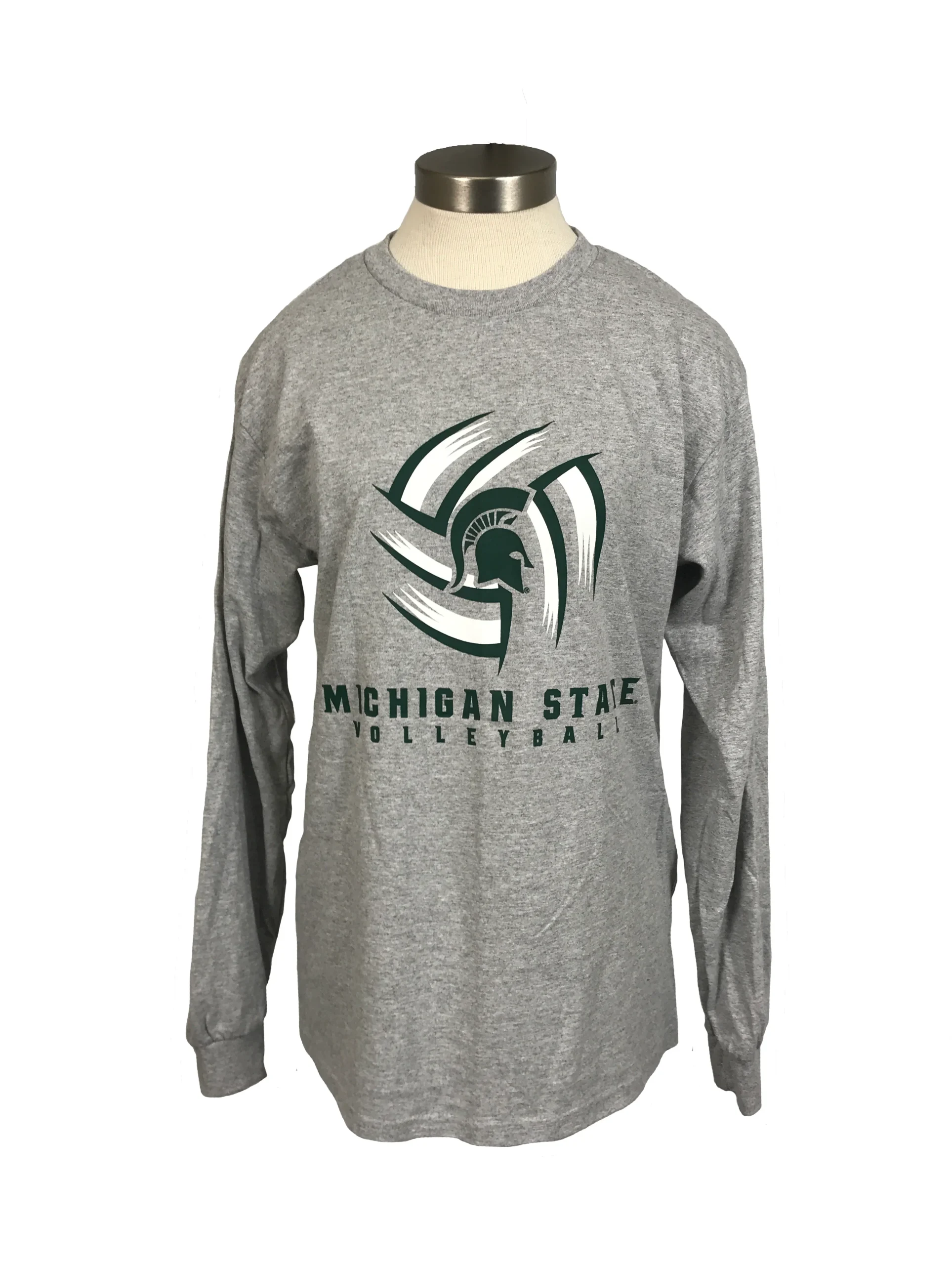 new-gray-msu-volleyball-long-sleeve-unisex-size-small.webp New Gray MSU Volleyball Long Sleeve Unisex Size Small
