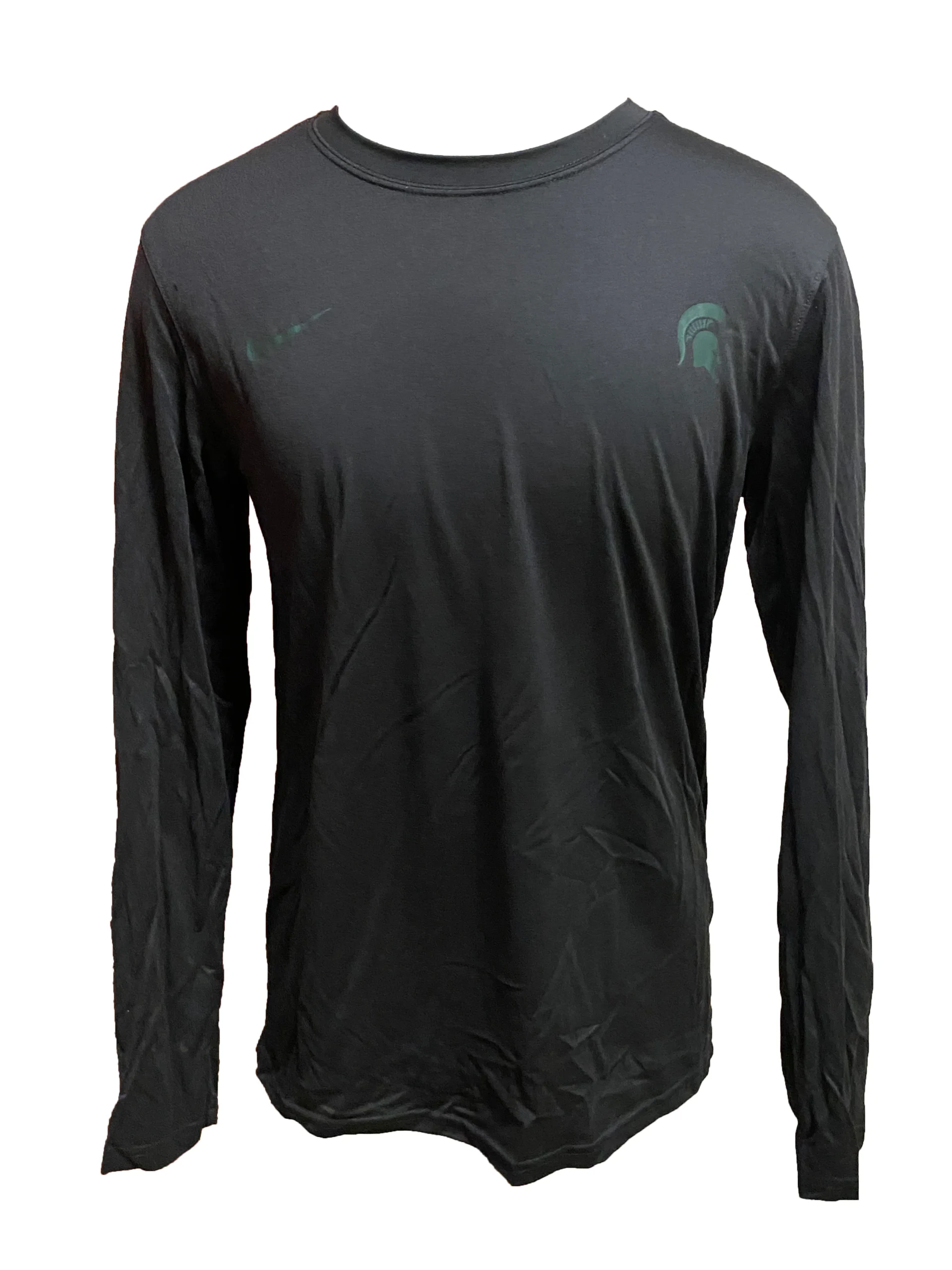 Nike Black Dri-Fit Michigan State Long Sleeve T-Shirt "Serve" Men's Size S