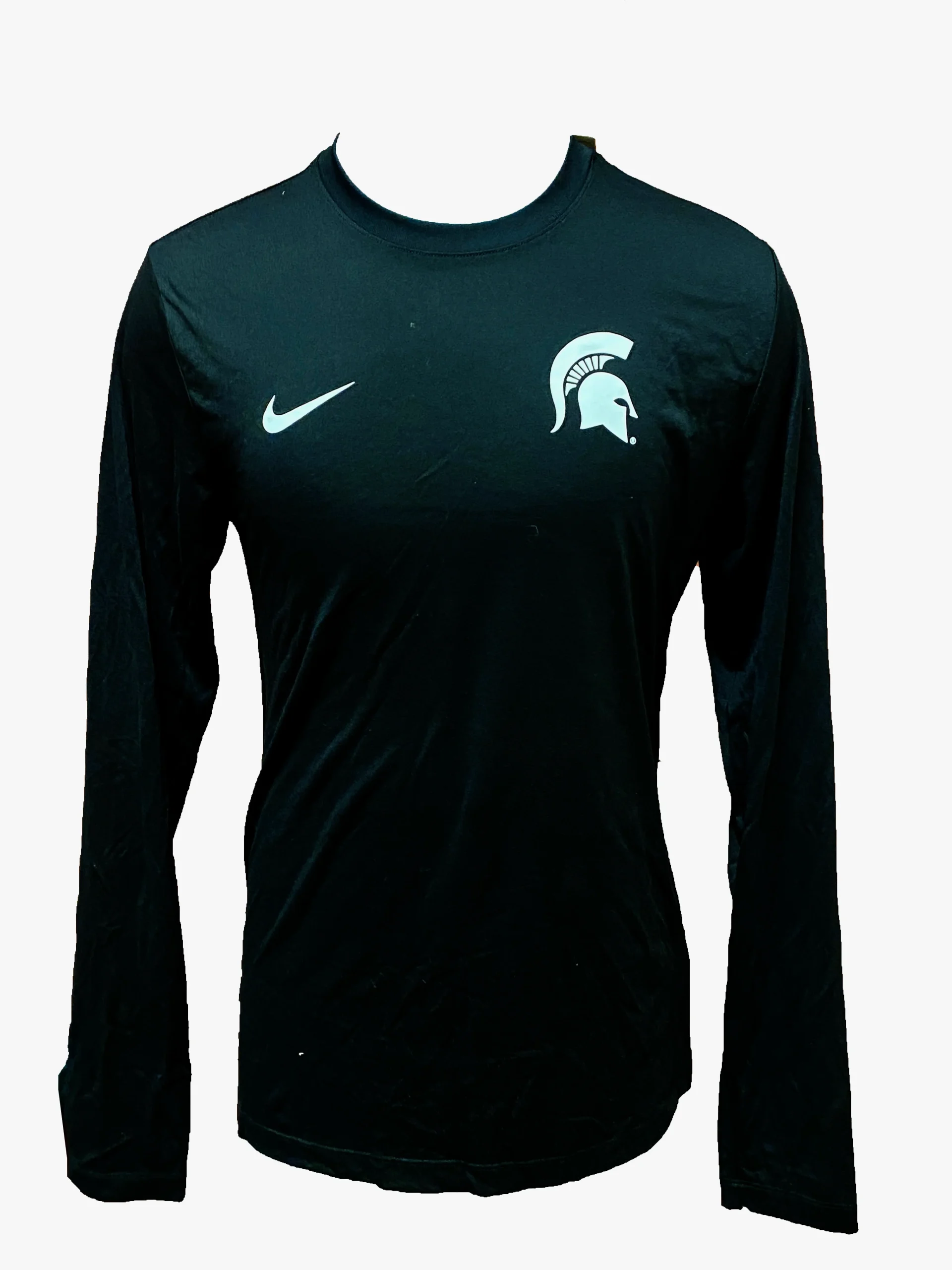 Nike Black Dri-Fit Michigan State Long Sleeve T-Shirt "Set the Standard" Men's Size S
