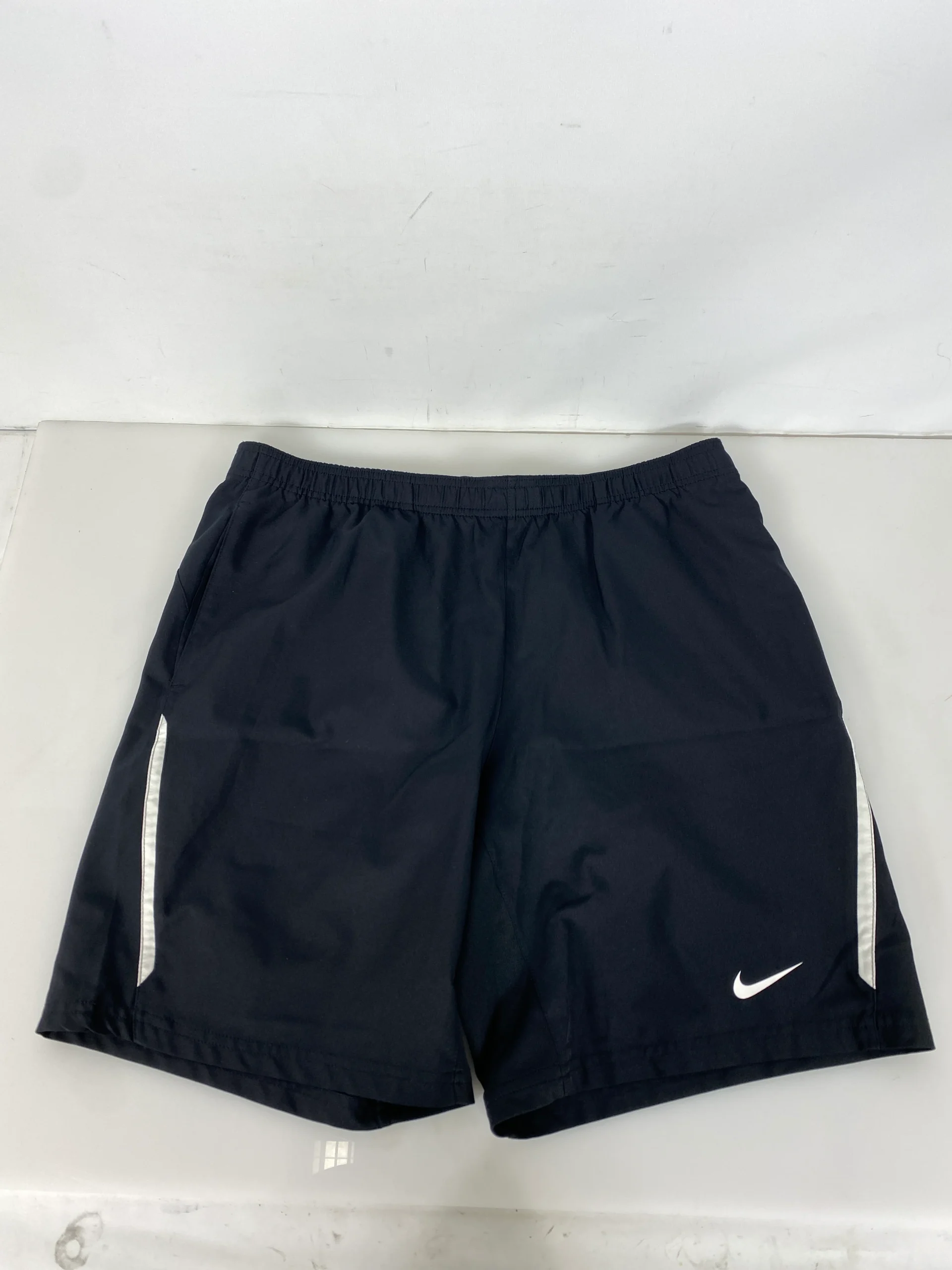 Nike Dri-fit Black and White Workout Shorts Size M