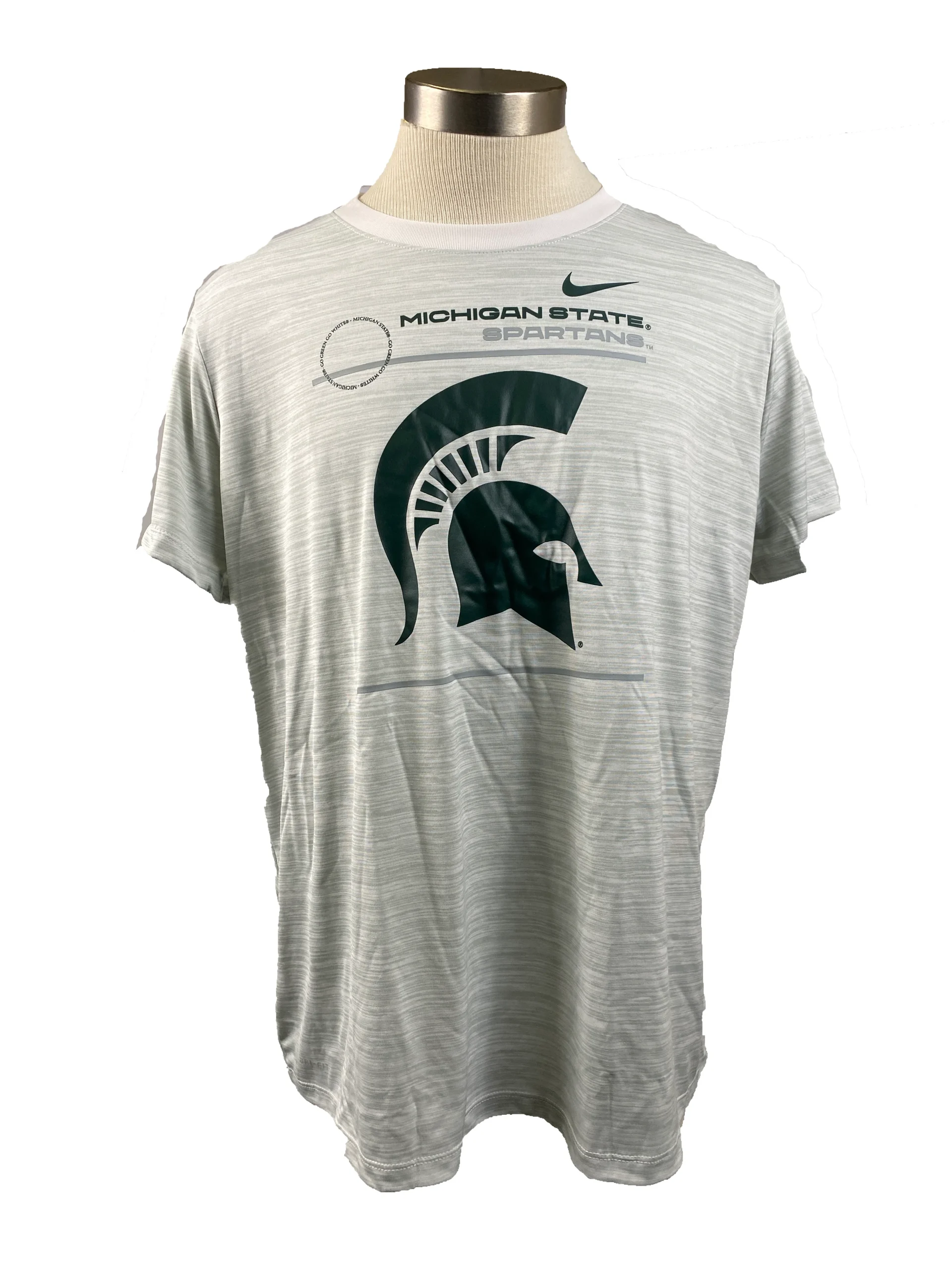 Nike Dri-FitMichigan State Spartans Short Sleeve Shirt Women's Size 2XL *NEW*