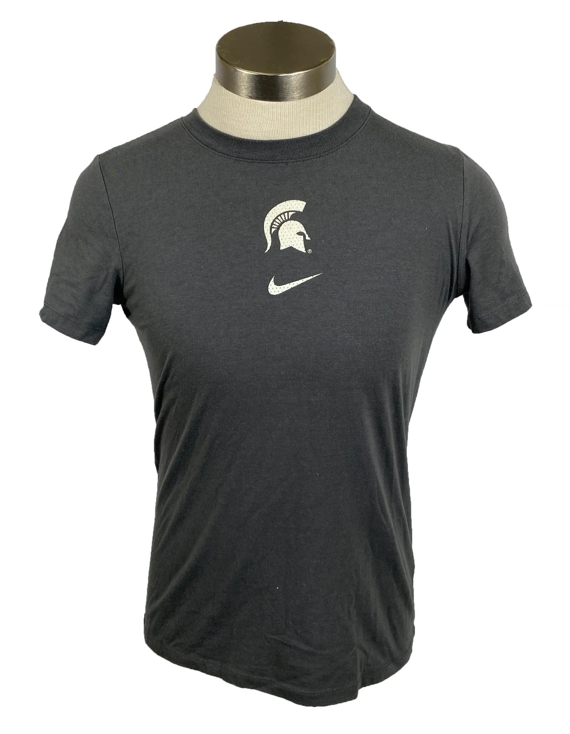 Nike Michigan State University Gray Slim Fit T-Shirt Unisex Size M