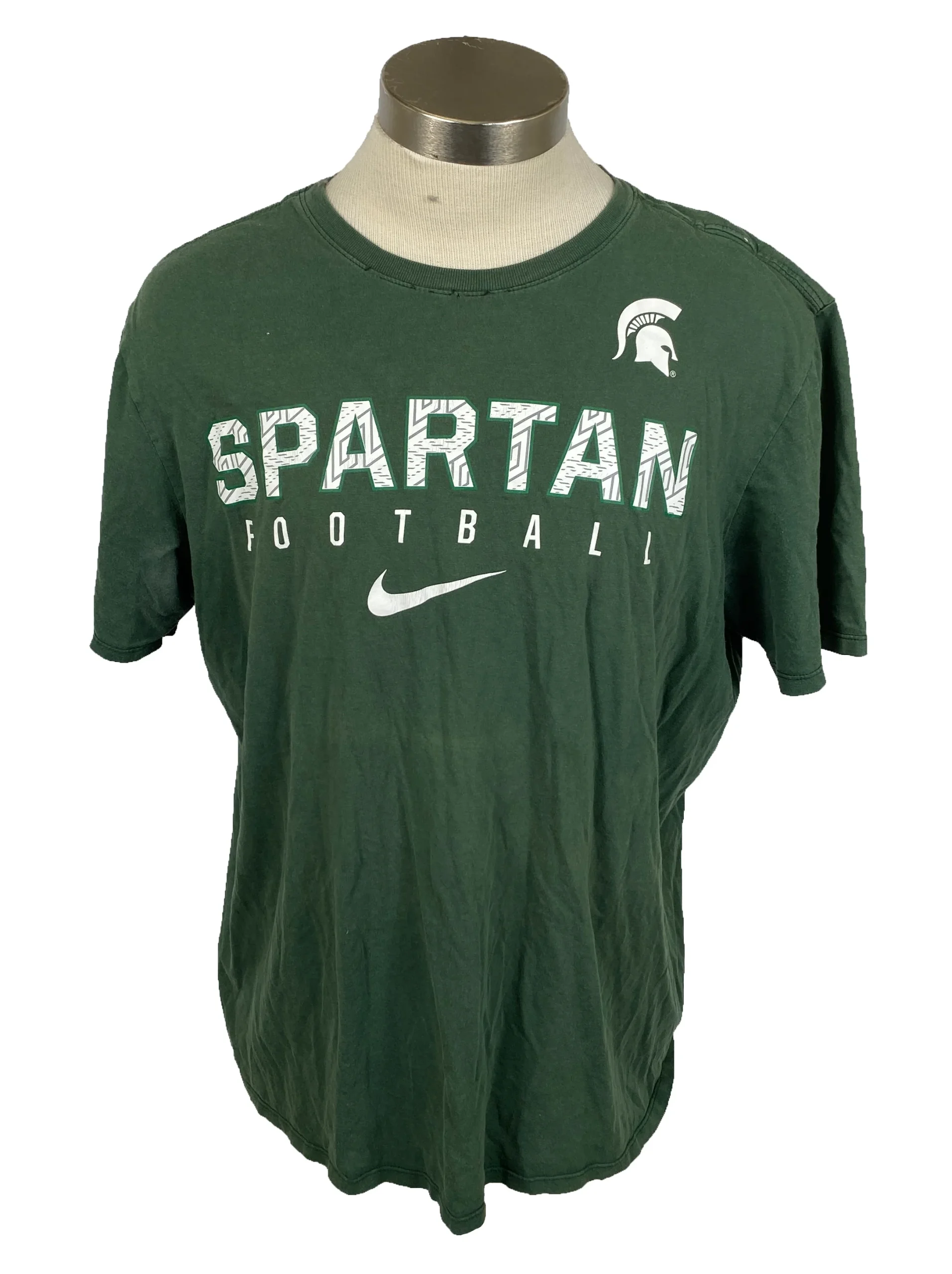 nike-michigan-state-university-green-football-t-shirt-unisex-size-l.webp Nike Michigan State University Green Football T-Shirt Unisex Size L