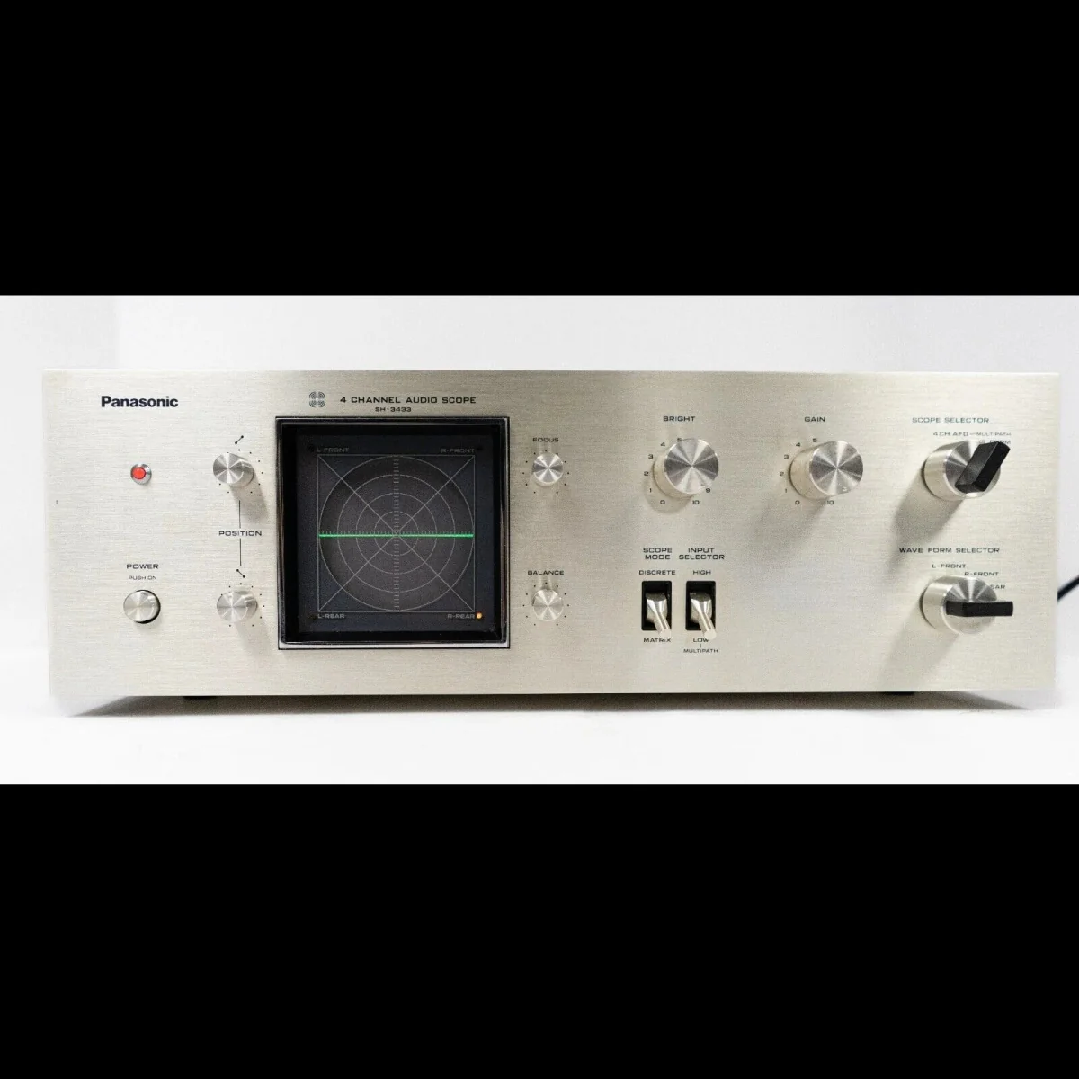 Panasonic / Technics SH-3433 4-Channel Audio Scope Waveform Silver