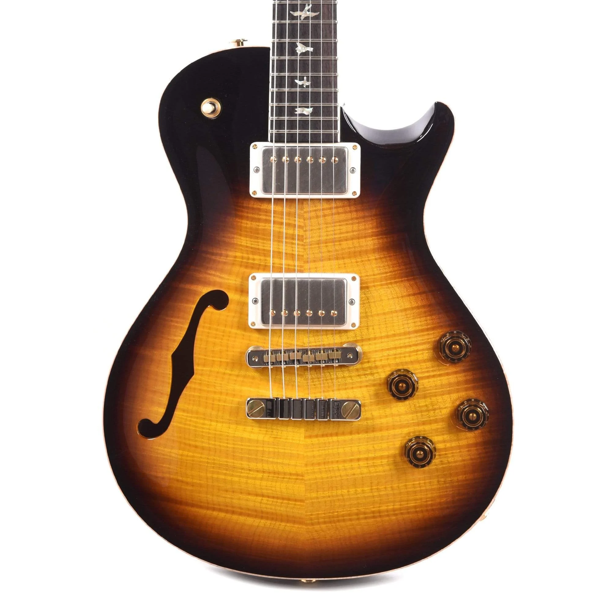 PRS Limited Edition McCarty Singlecut 594 Semi-Hollow McCarty Tobacco Sunburst 10-Top