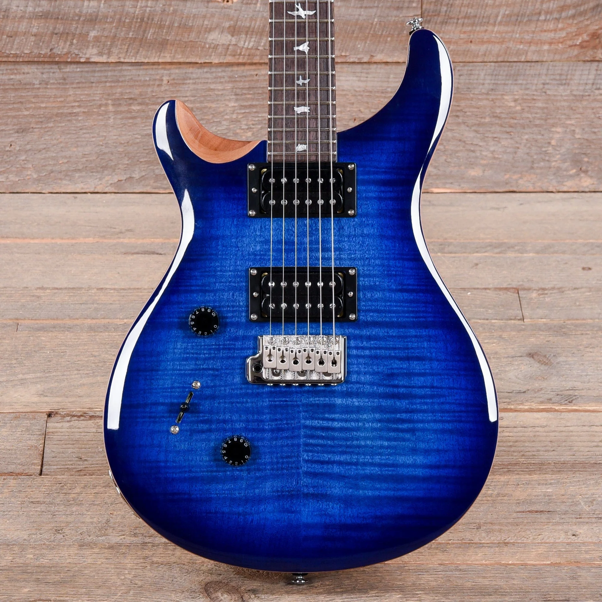 PRS SE Custom 24 Faded Blue Burst LEFTY