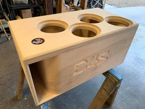 Quad 6.5 or 8" Custom Kerf Ported Subwoofer Box