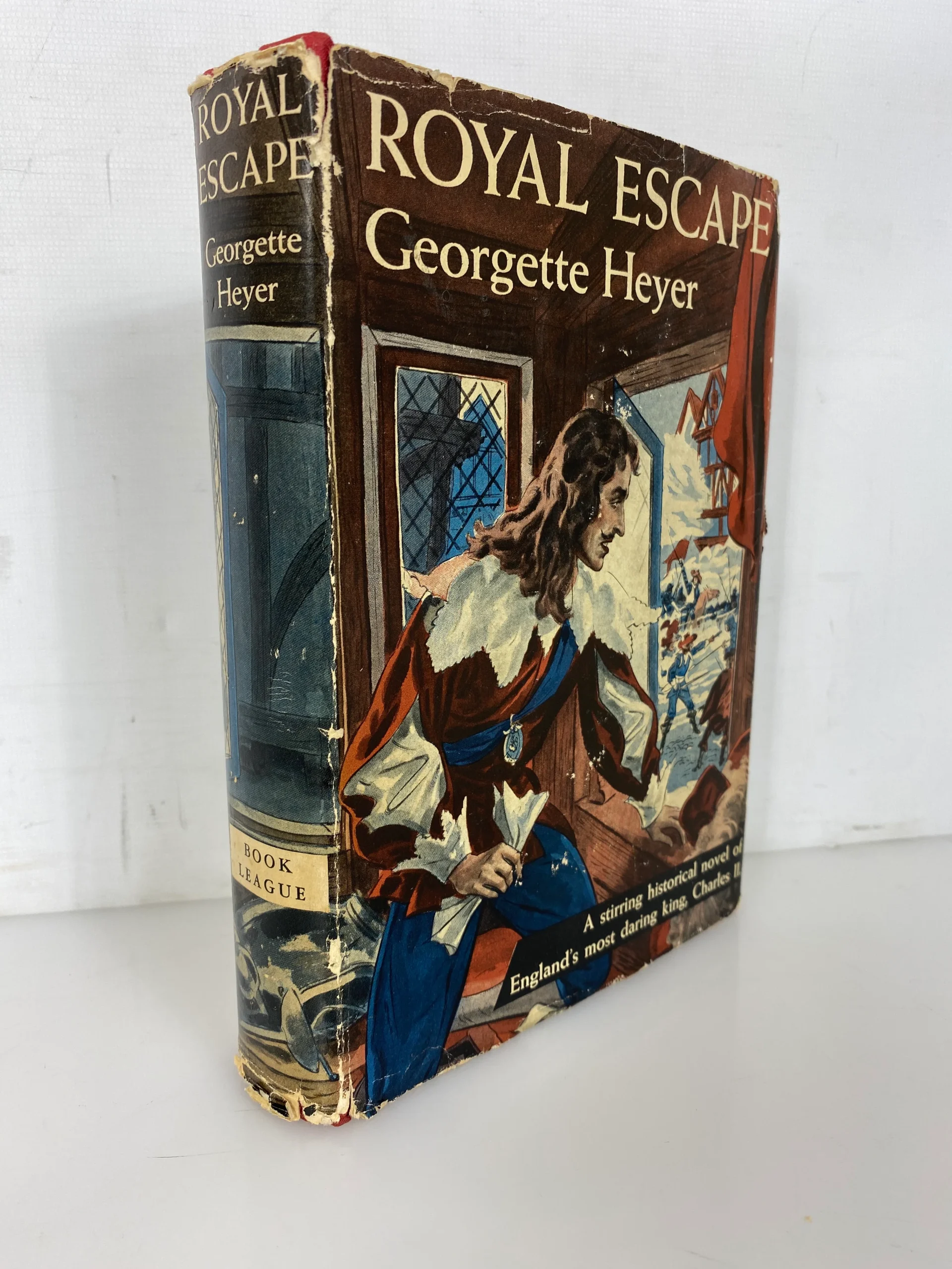 royal-escape-by-georgette-heyer-1939-vintage-hc-dj.webp Royal Escape by Georgette Heyer 1939 Vintage HC DJ
