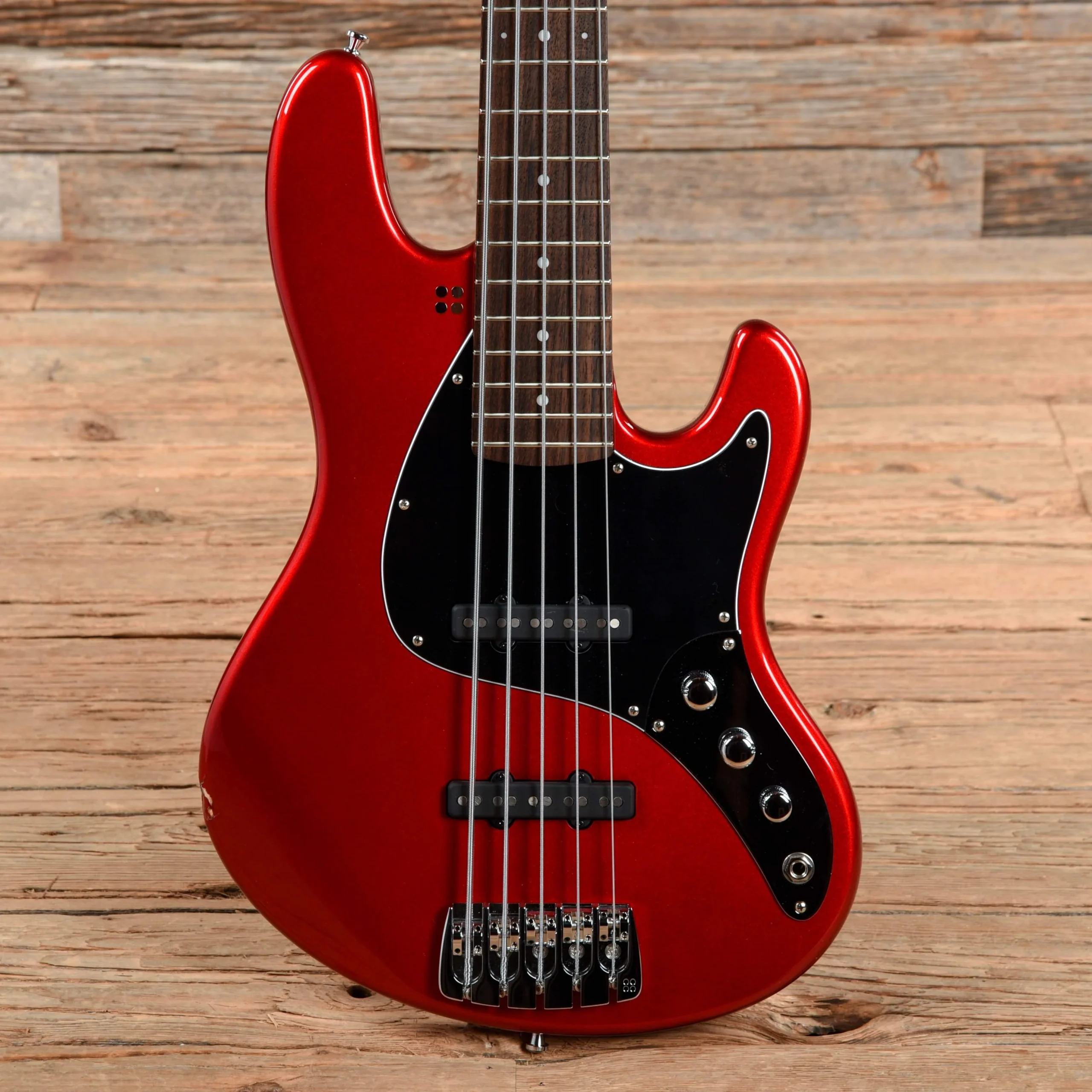 Sandberg California TT Passive 5-String Metallic Red w/Black Pickguard