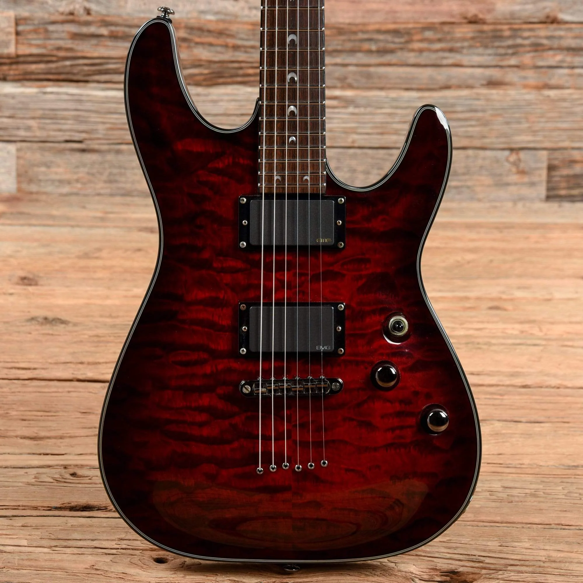Schecter Hellraiser Deluxe Active Black Cherry 2009