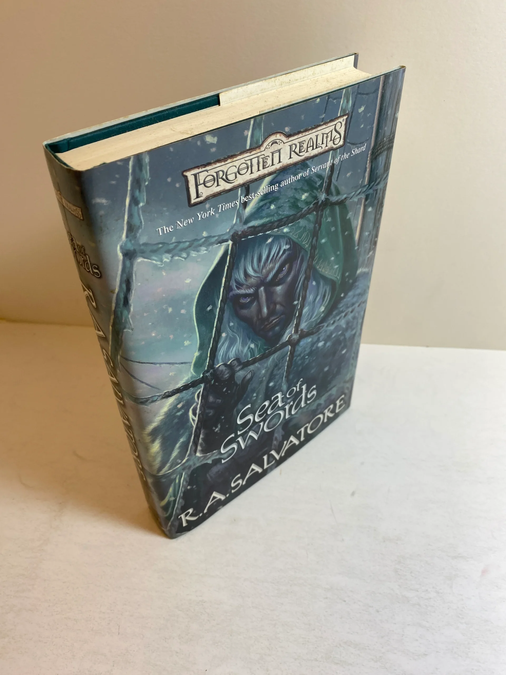 Sea of Swords RA Salvatore Forgotten Realms HCDJ 2001 *First Edition*