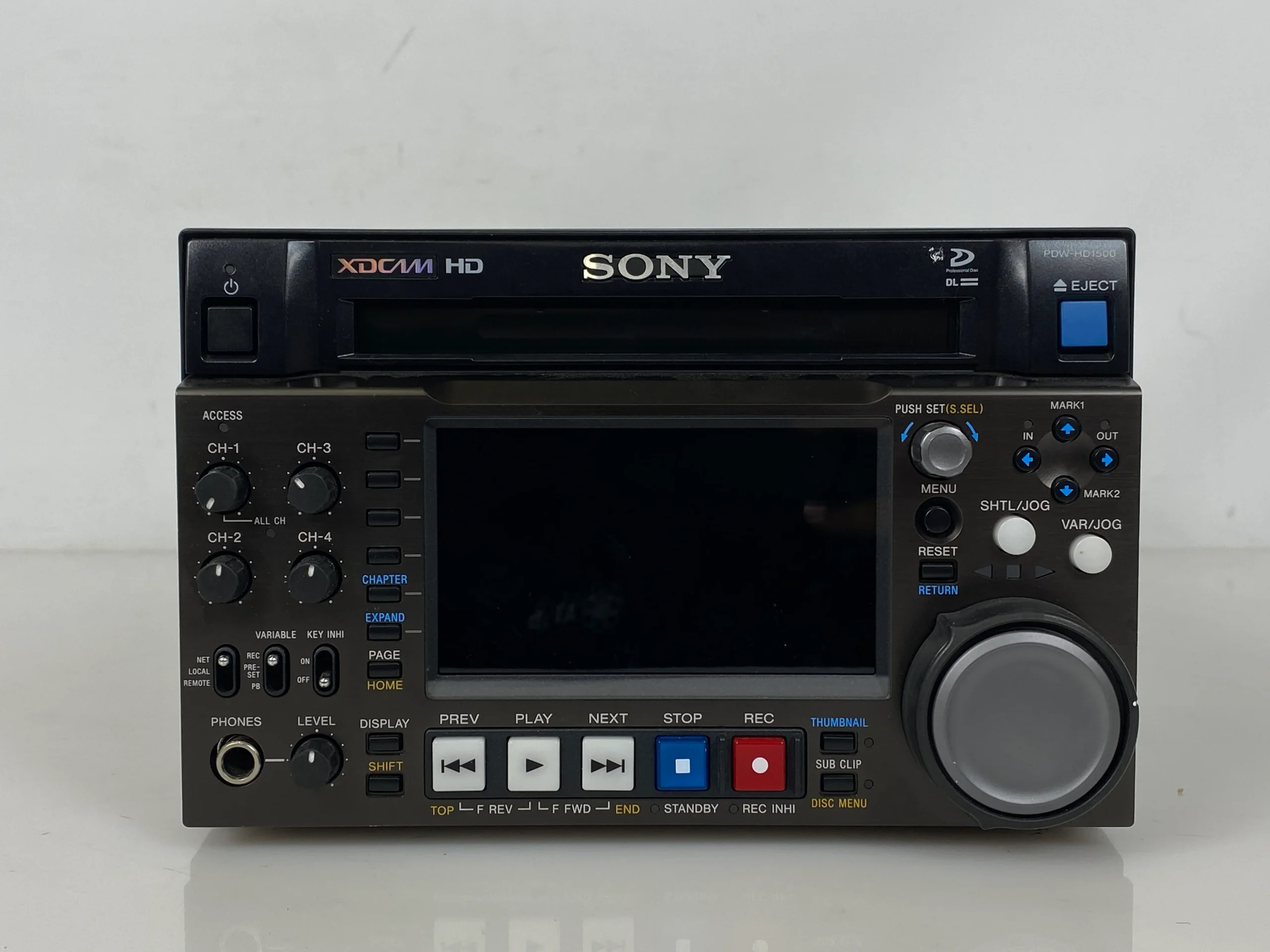 Sony PDW-HD1500 XDCAM HD422 Professional Disc Recorder