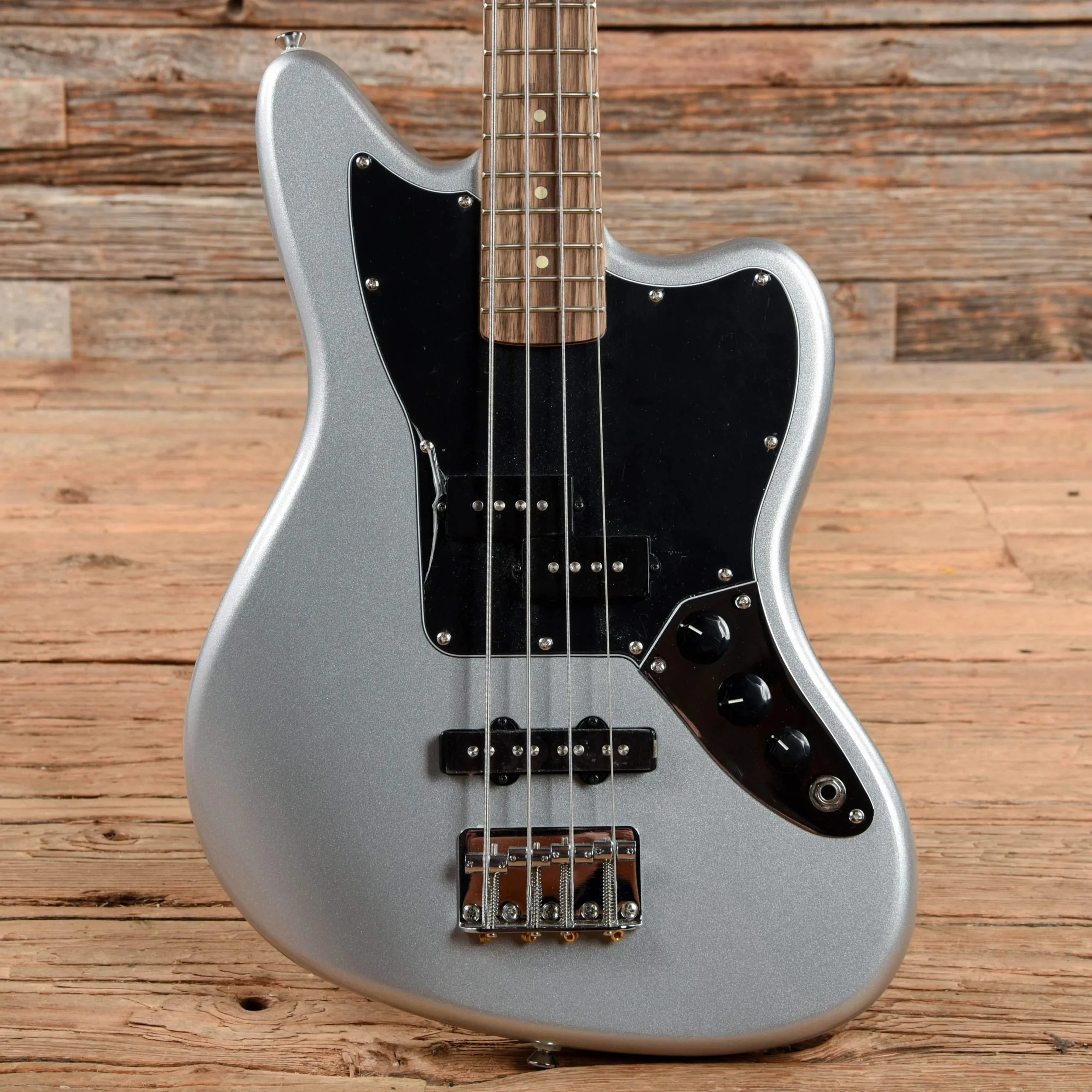 Squier Vintage Modified Jaguar Bass Special SS Silver 2018