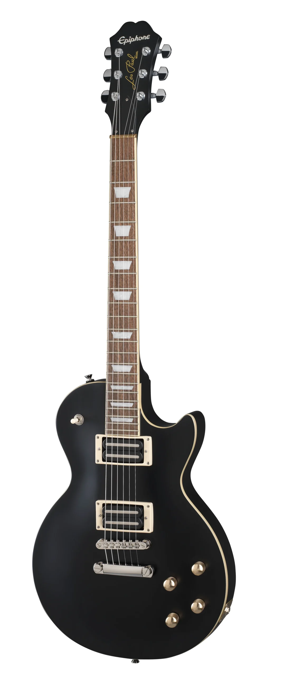 static.gibson.com_product-images_Epiphone_EPIH5B920_Black_Aged_Gloss_ENSVCBAGNH1_front.webp Epiphone Vivian Campbell Holy Diver Les Paul Outfit, Black Aged Gloss
