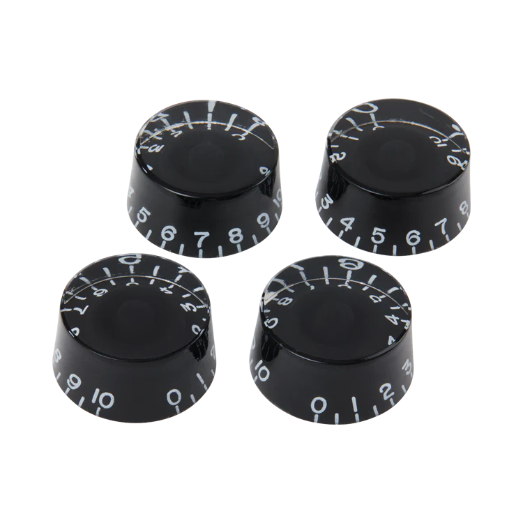 Gibson Speed Knobs, Black, 4 pack