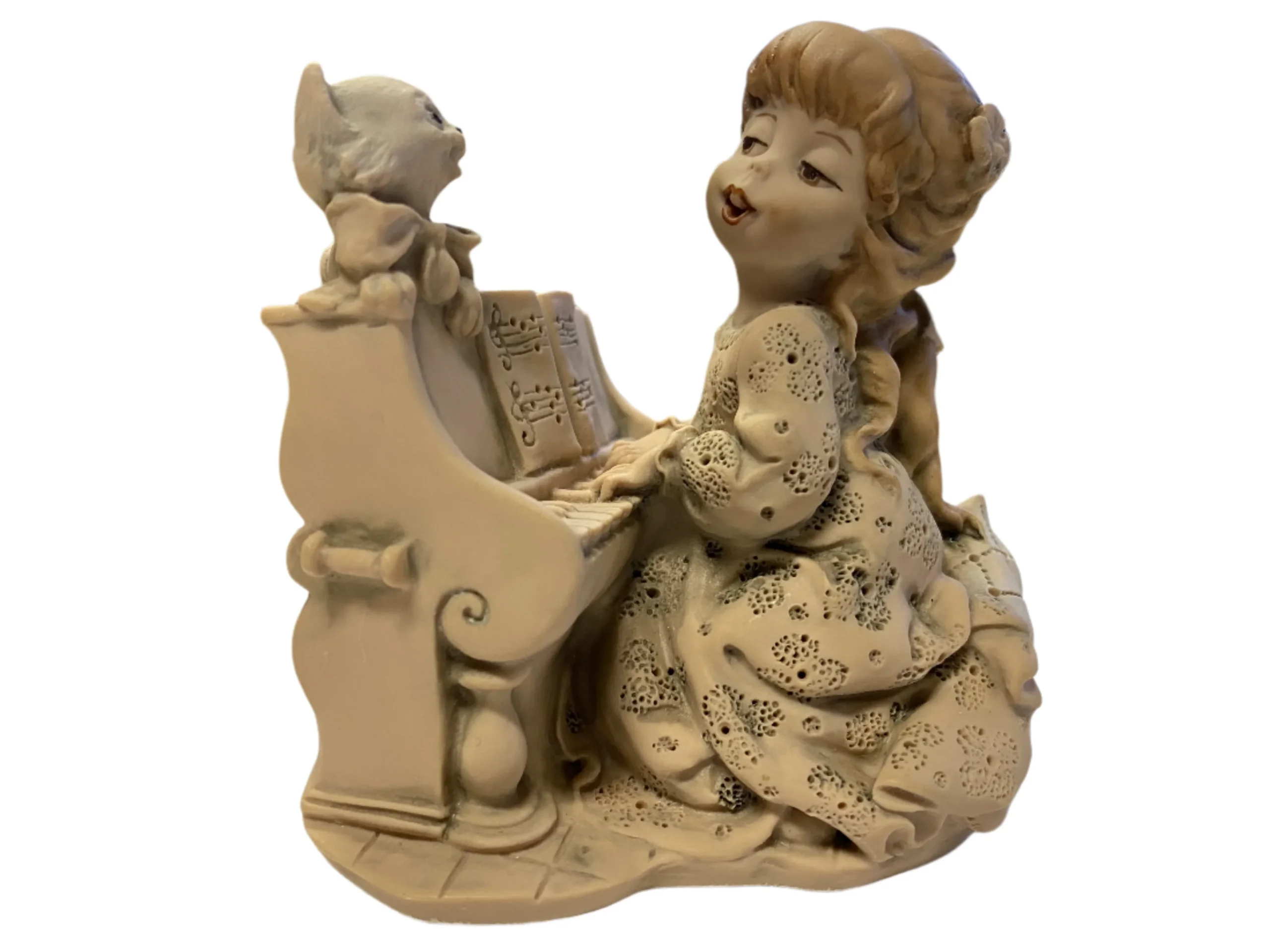 Vintage Guiseppe Armani Resin Cat Figurine