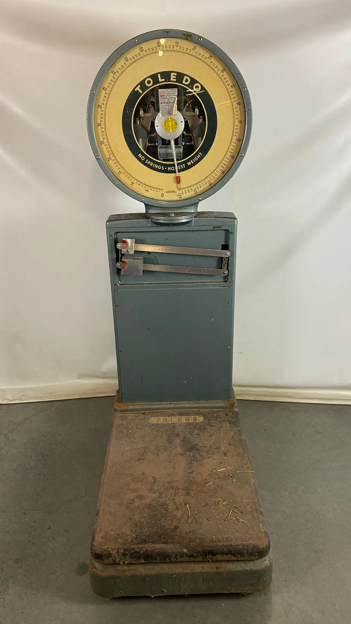 Vintage Toledo #2181 Industrial Honest Weight Scale *Does Not Work*