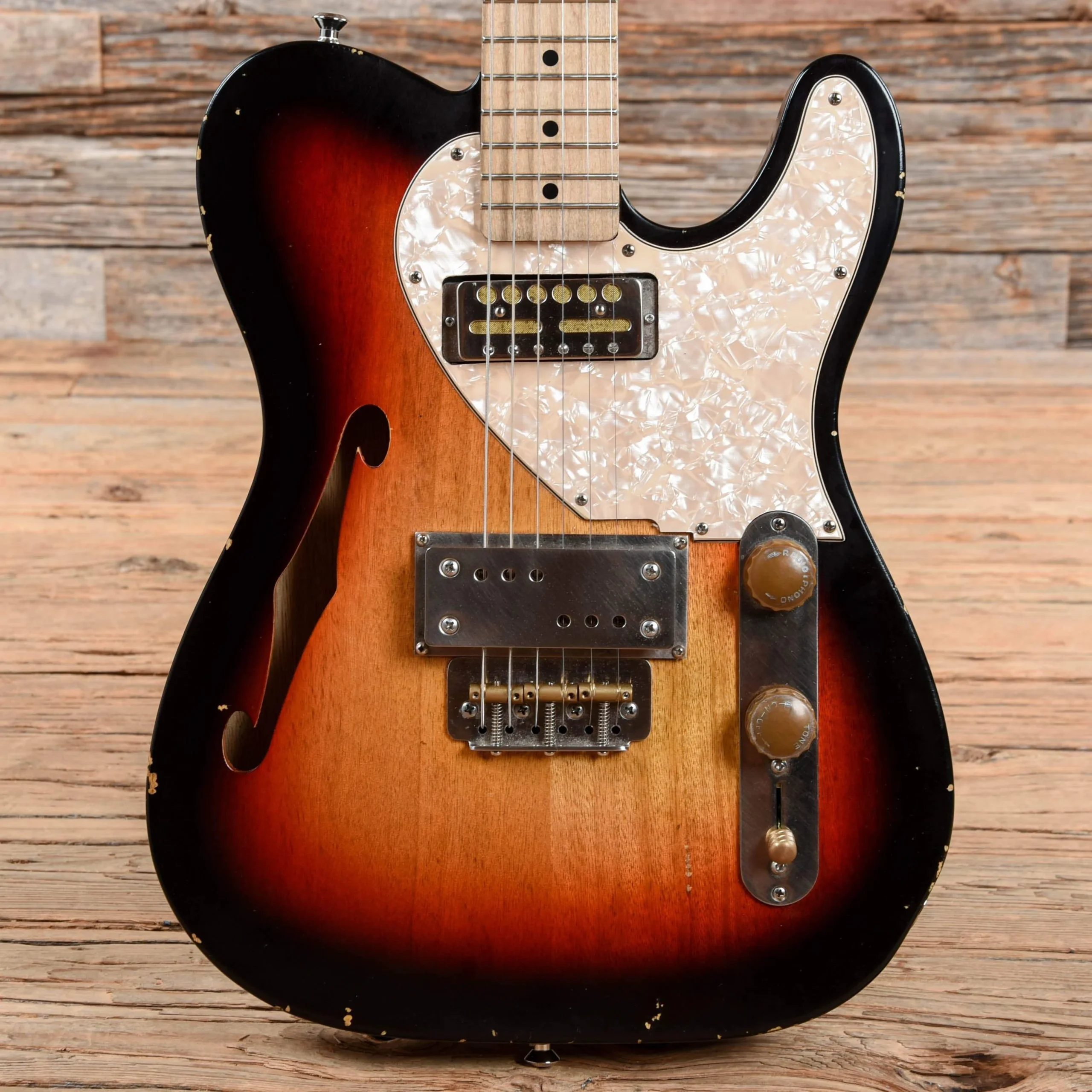 Waterslide Thinline T-Style Korina Sunburst 2018
